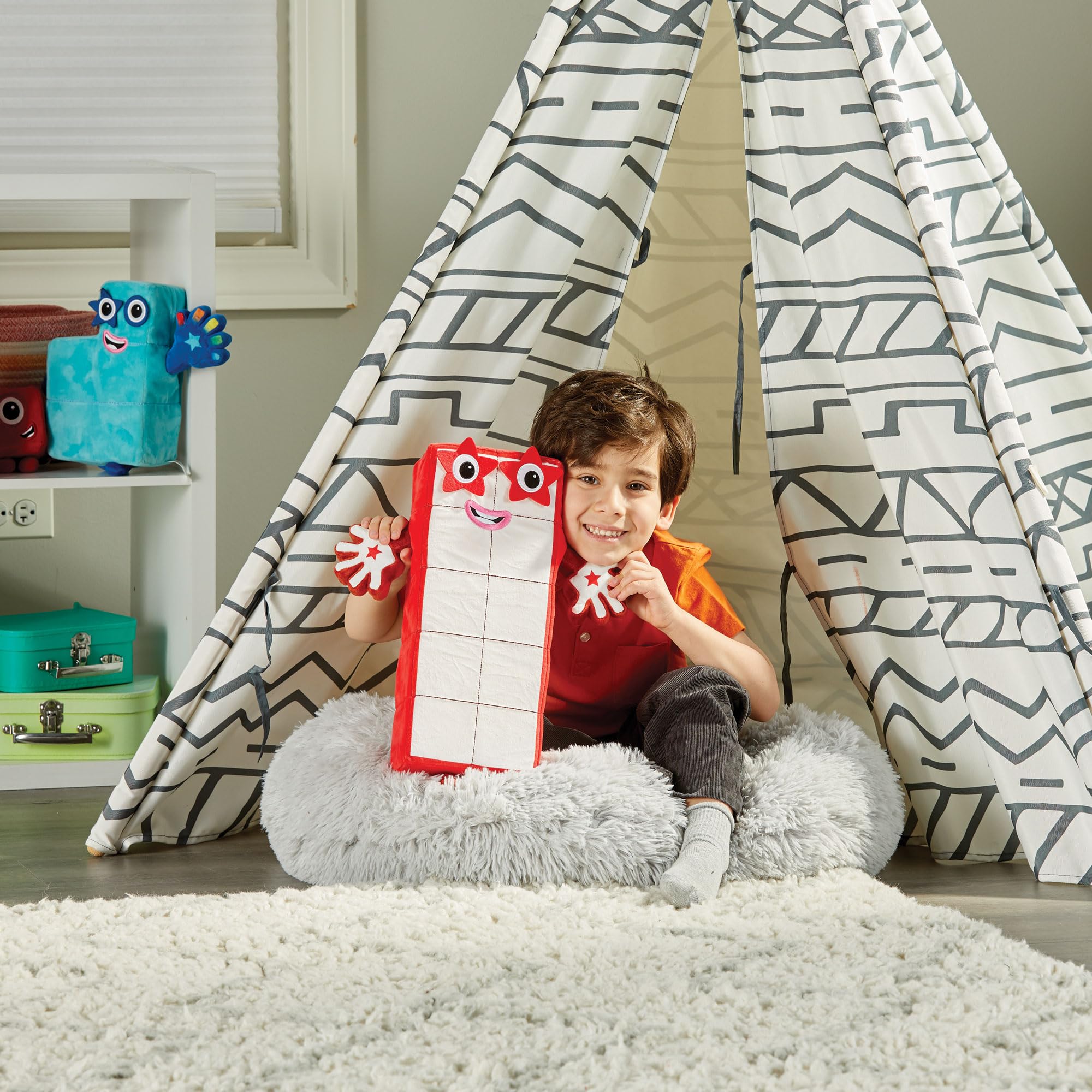 Learning Resources Numberblock Ten Playful Pal Plush - Educational Toy for Toddlers & Kids 5