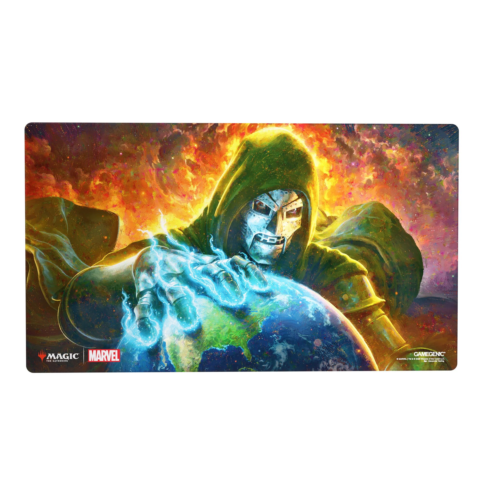 Gamegenic Magic: The Gathering Marvel Super Heroes Shiny Playmat - Doom | Official Licensed Design