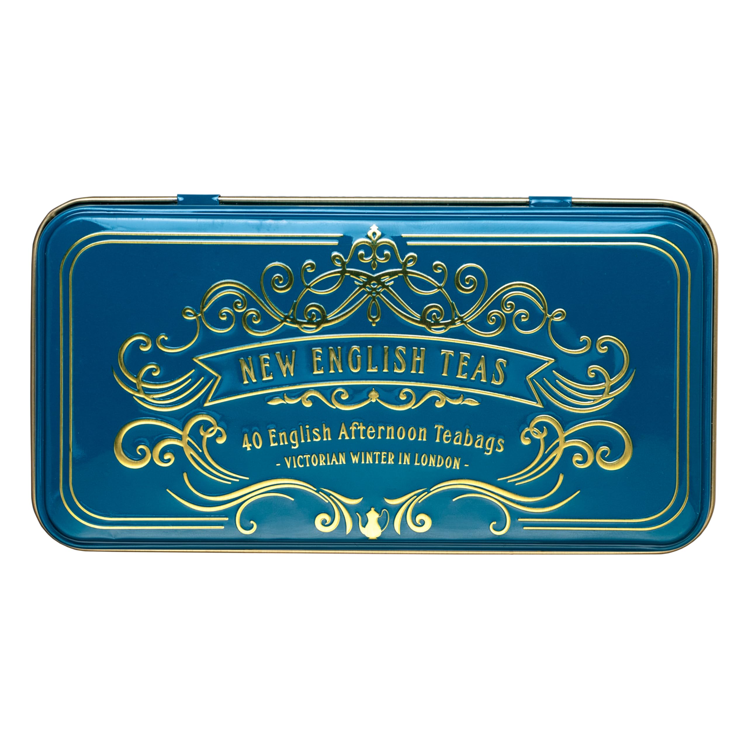 New English Teas Victorian Skaters Christmas Tea Tin - Afternoon Tea Blend, 80g (40 Tea Bags) 4