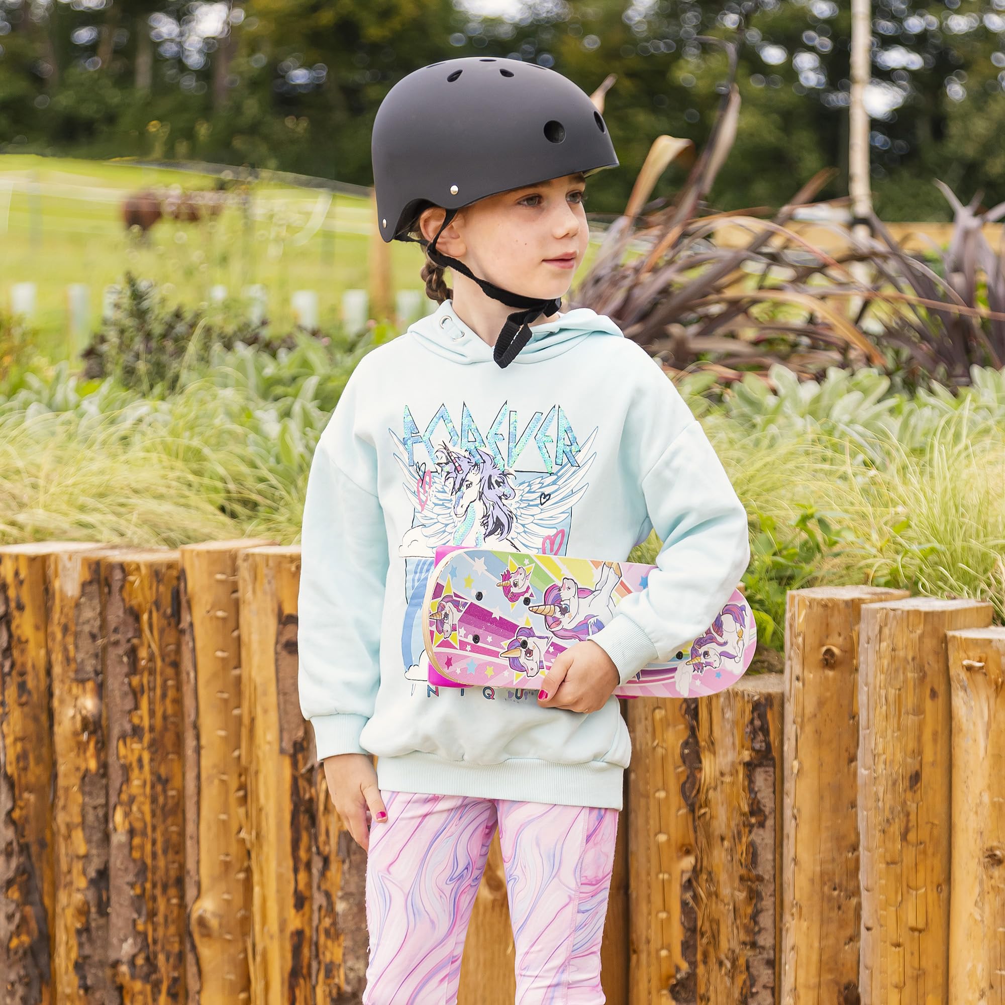 Ozbozz Unicorn Skateboard 17X5 Inch - Fun Ride for Kids Ages 3-8 4