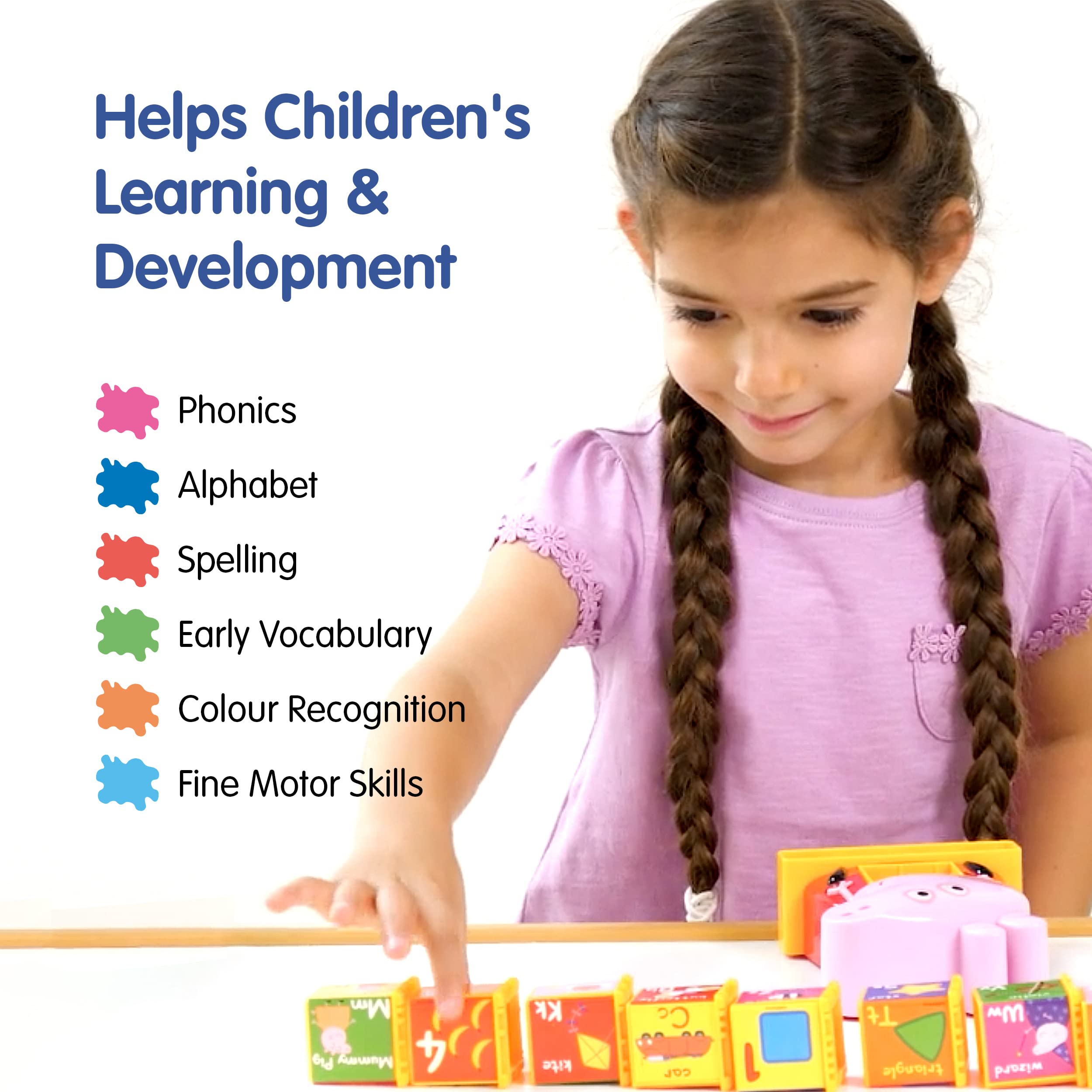 Peppa Pig PP12 Phonic Alphabet Toy - Educational Playset for Ages 3-5 8