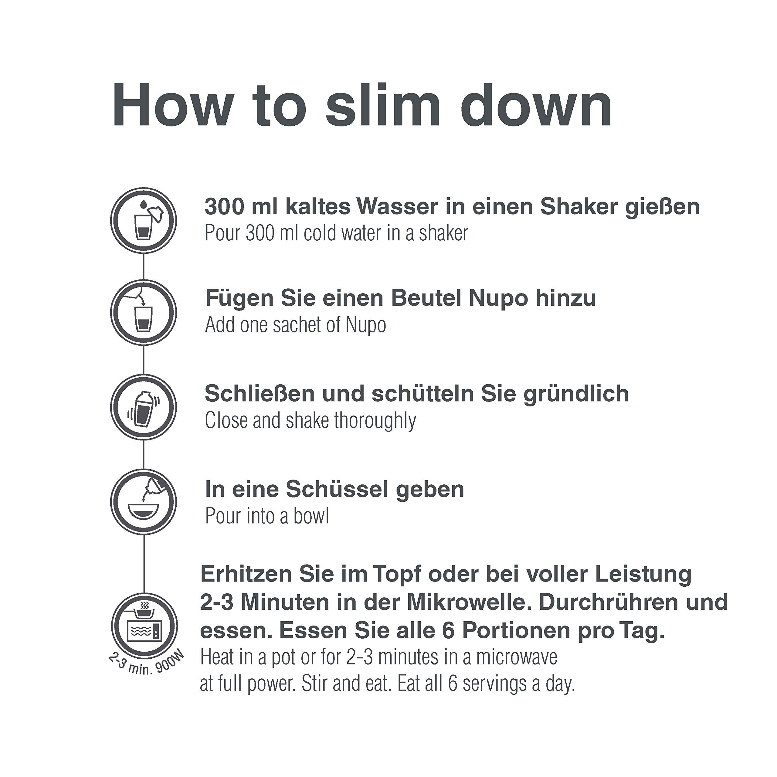 NUPO Diät-Mahlzeitenersatz, glutenfrei, würzige Thai-Hühnersuppe (12 Portionen) 5