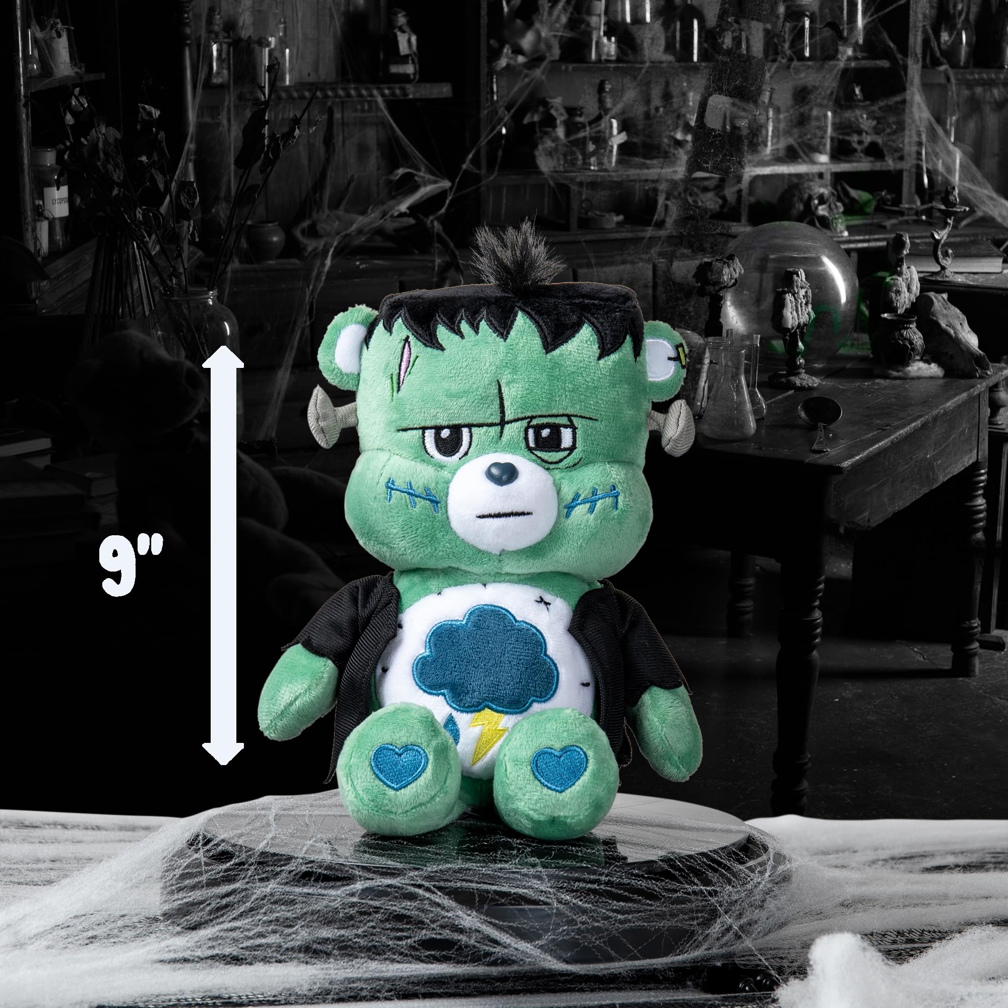 Care Bears Universal Monsters Grumpy Bear as Frankenstein - 22cm Plush Toy for Kids 4+ 7