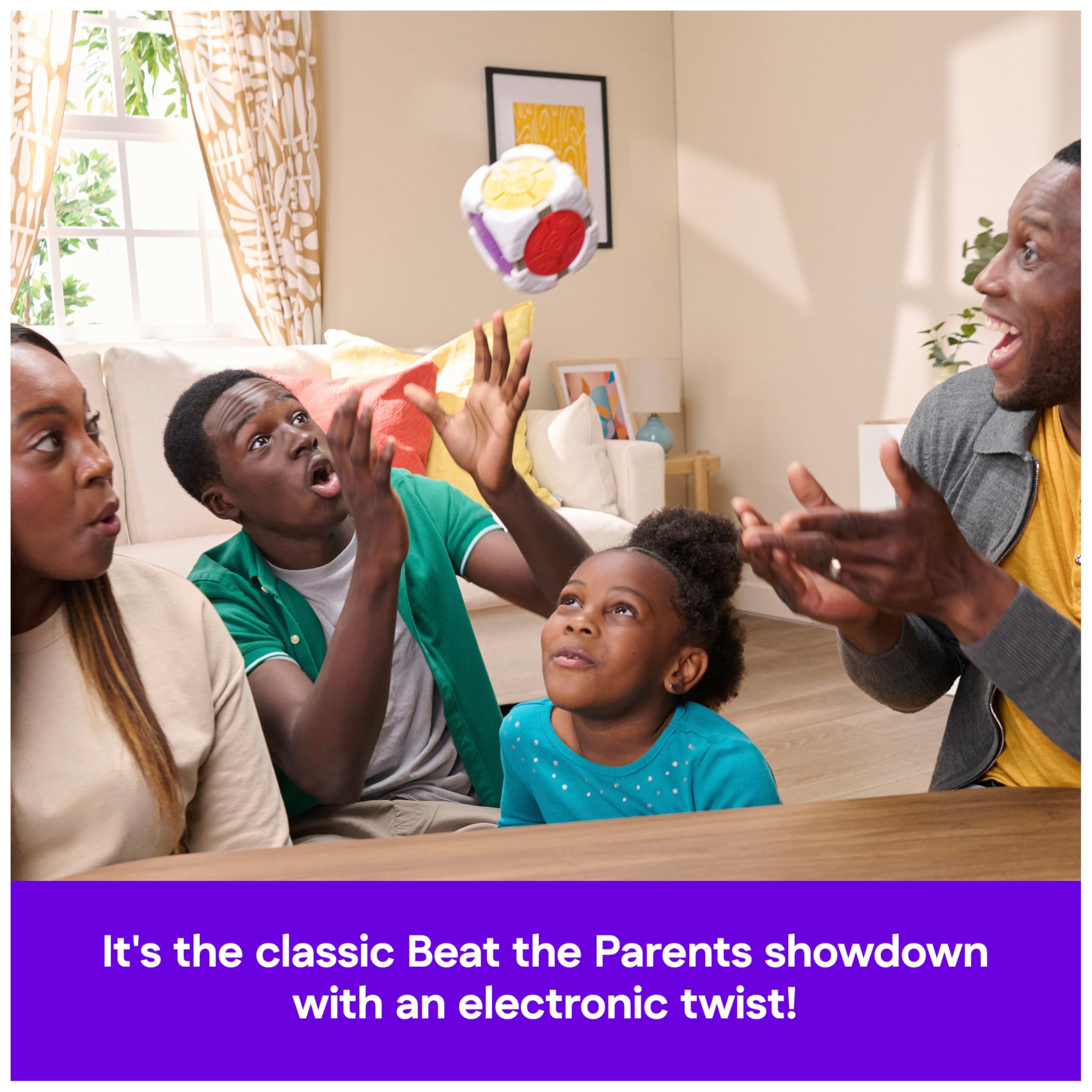 Beat the Parents: Let's Roll! - 6-in-1 Electronic Family Game Cube for Kids 8+ 4