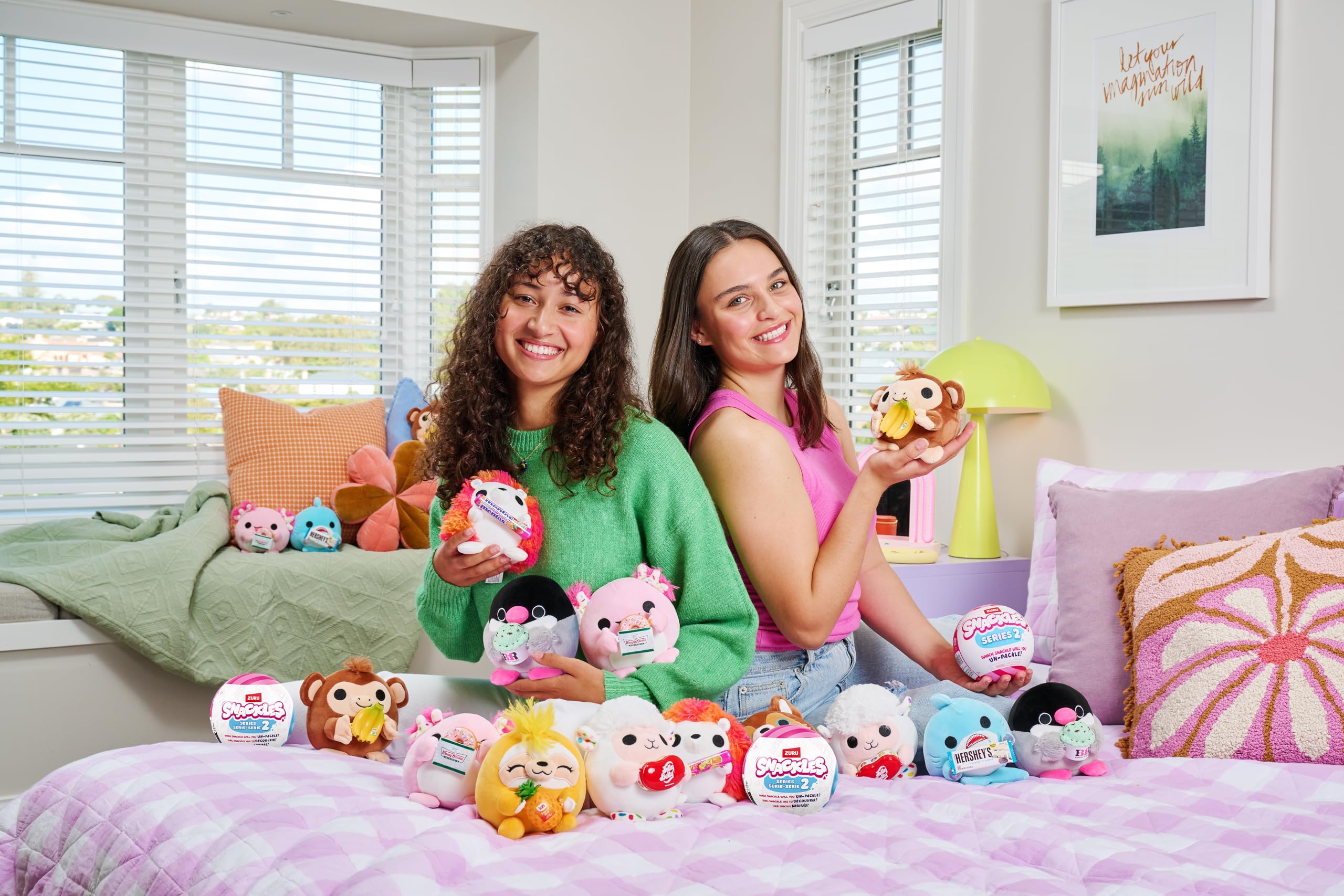 Snackles Series 2 - Random Assortment 5-inch Plush with Licensed Snack Accessory 6