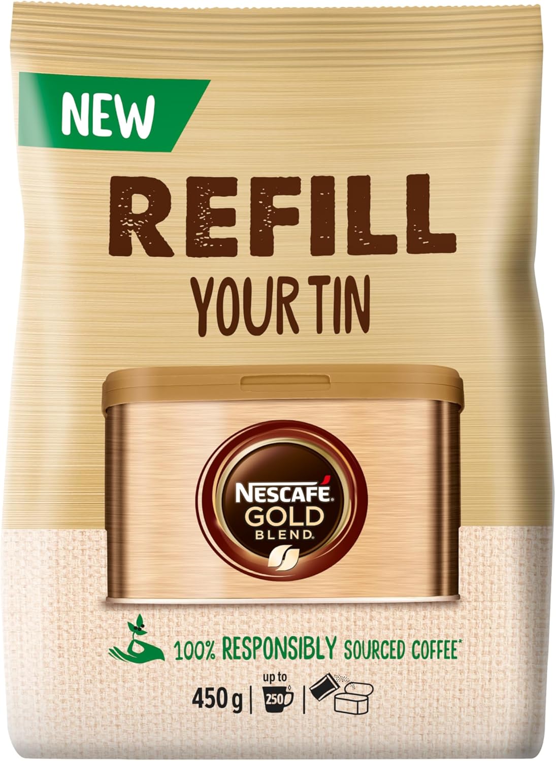 NESCAFÉ Gold Blend Instantkaffee 450g Nachfüllbeutel 5