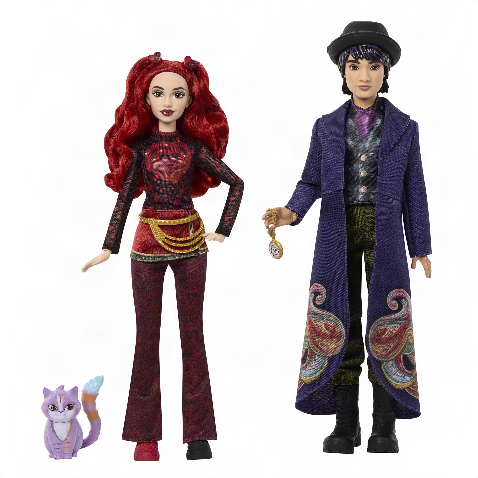 Mattel Disney Descendants: Wicked Wonderland Red & Max Fashion Dolls - Ages 4+