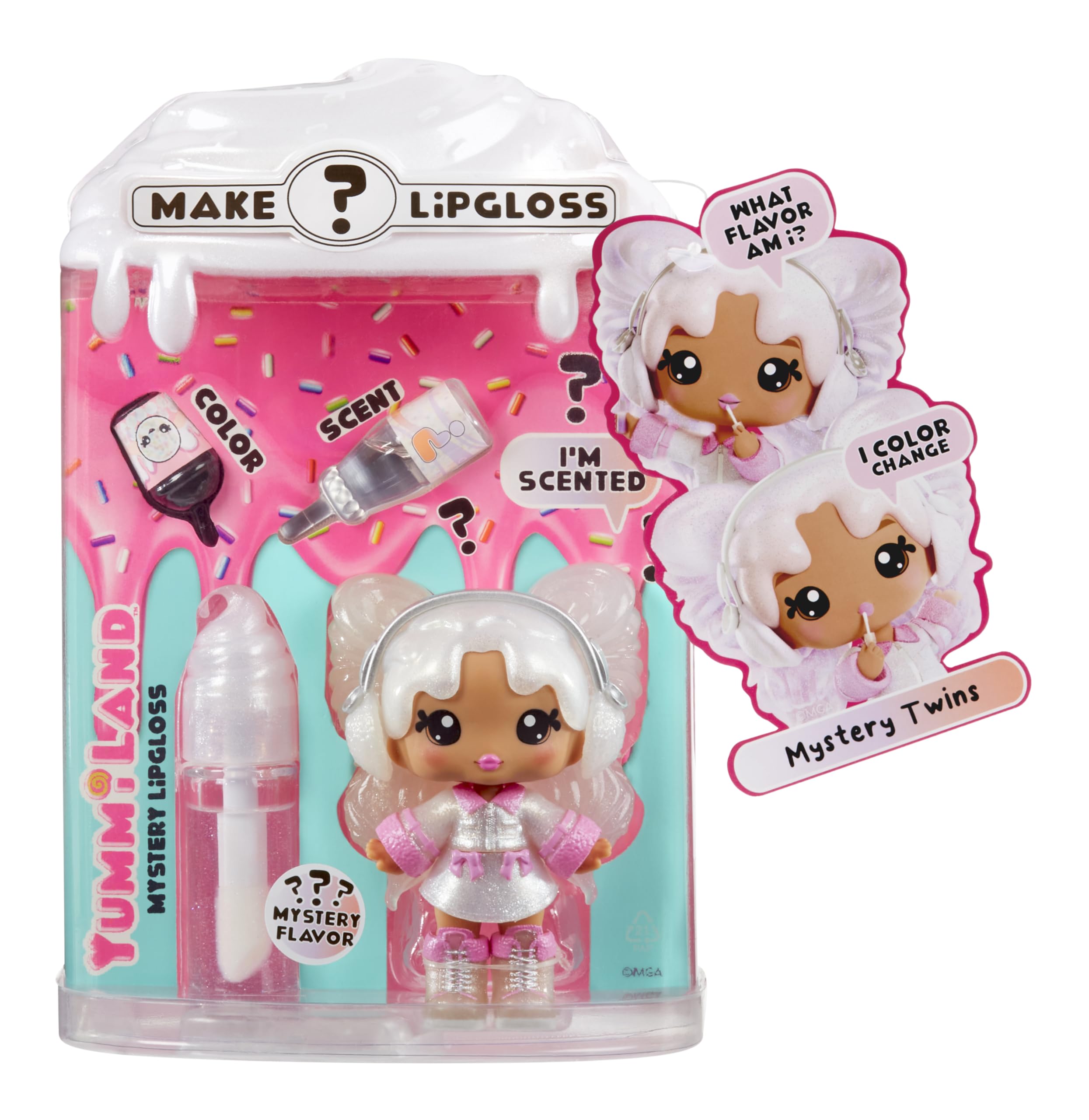 Yummiland Lip Gloss Doll - DIY Lip Gloss Kit with Scented Character & Customisable Fashion - Ages 3+