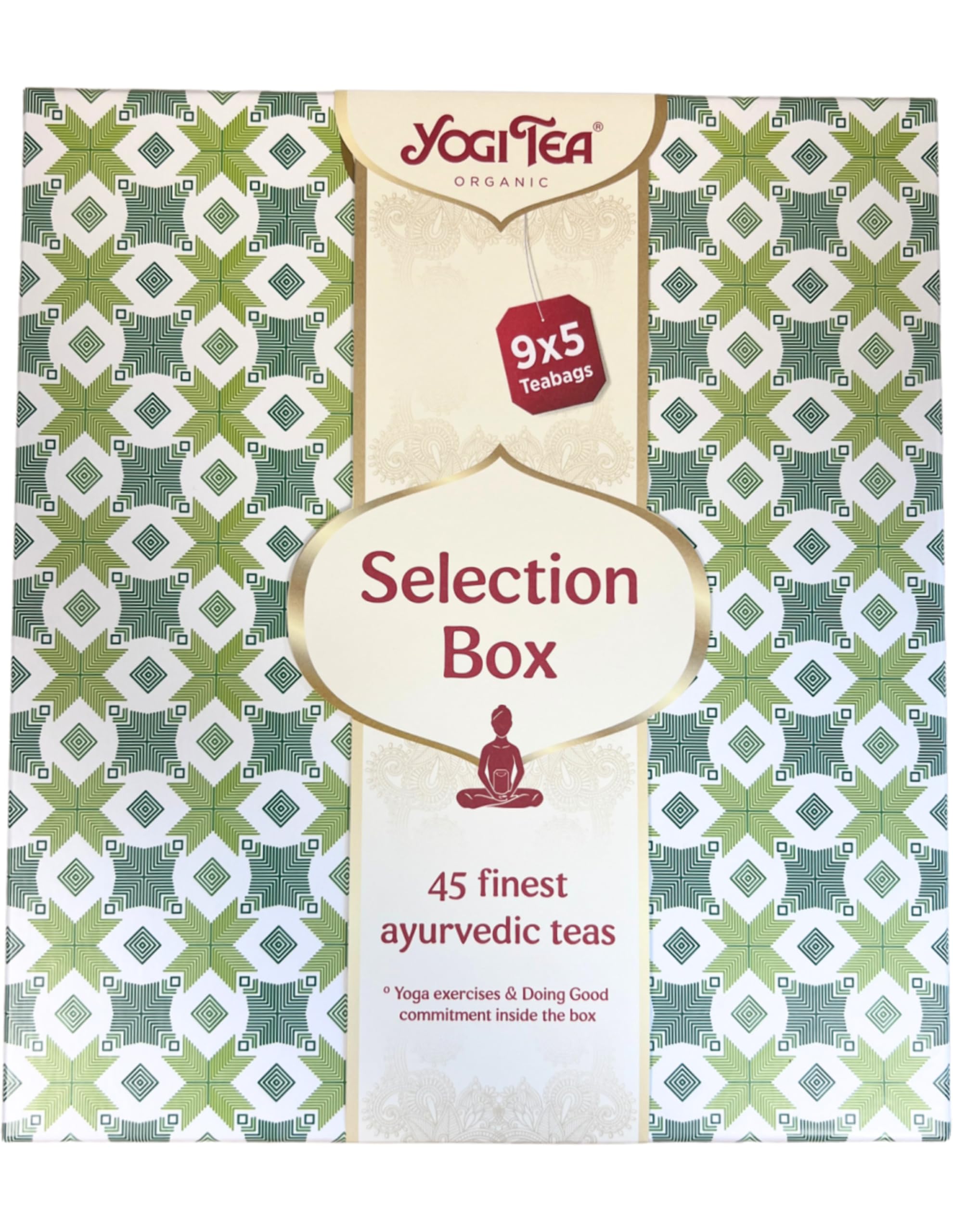 YOGI TEA - Yoga Selection Box Bio-Kräutertee Multipack mit 45 Teebeuteln