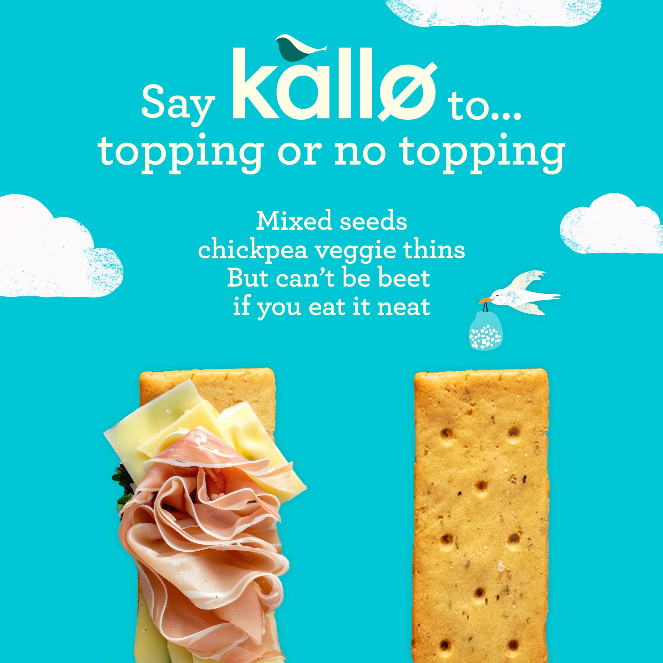 Kallo Rosmarin &amp; Meersalz Kichererbsen Veggie Thins | Glutenfreier ballaststoffreicher Snack 5