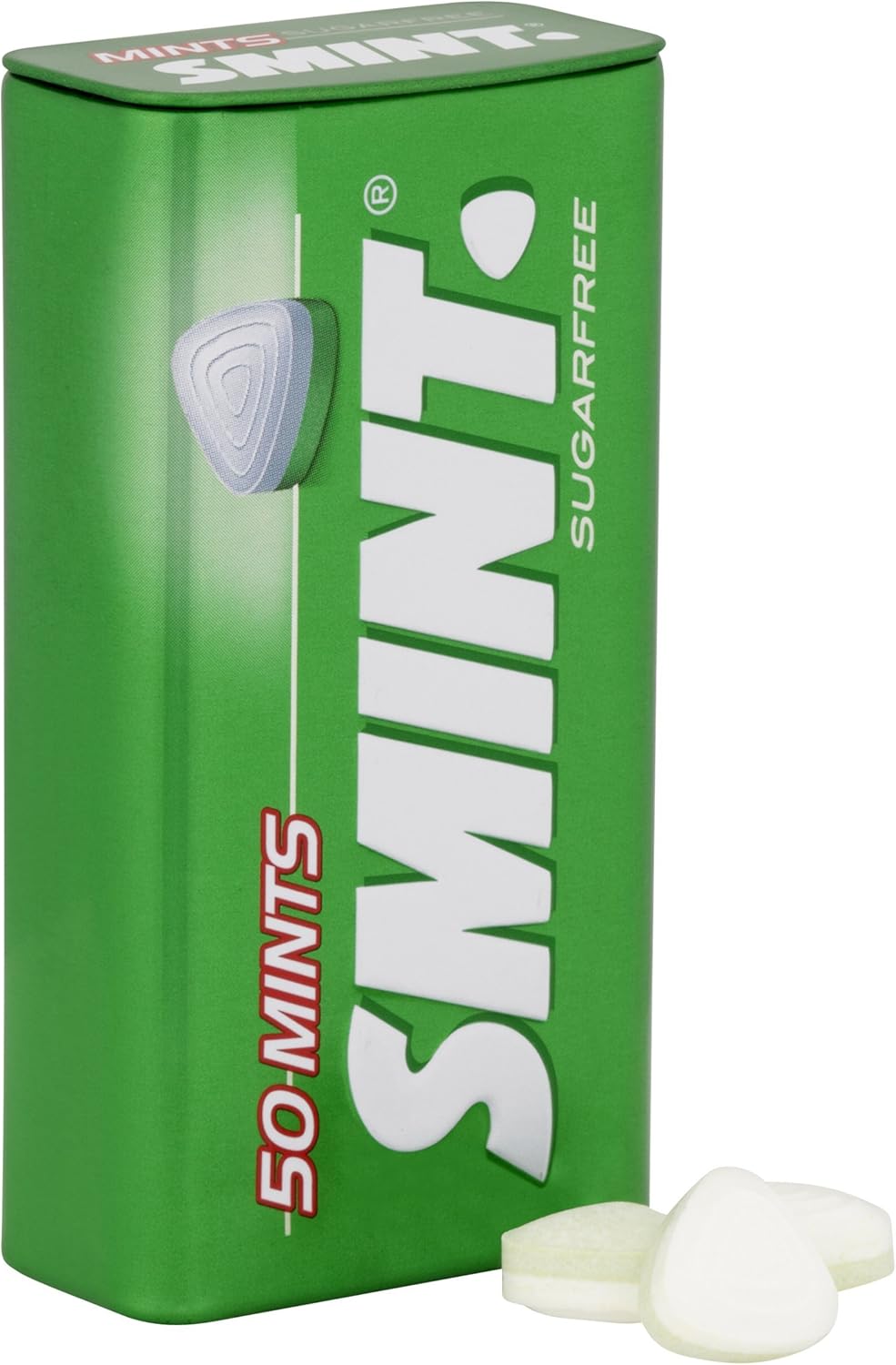 Smint - Spearmint XXL Sugar-Free Mints (Pack of 12 Tins)