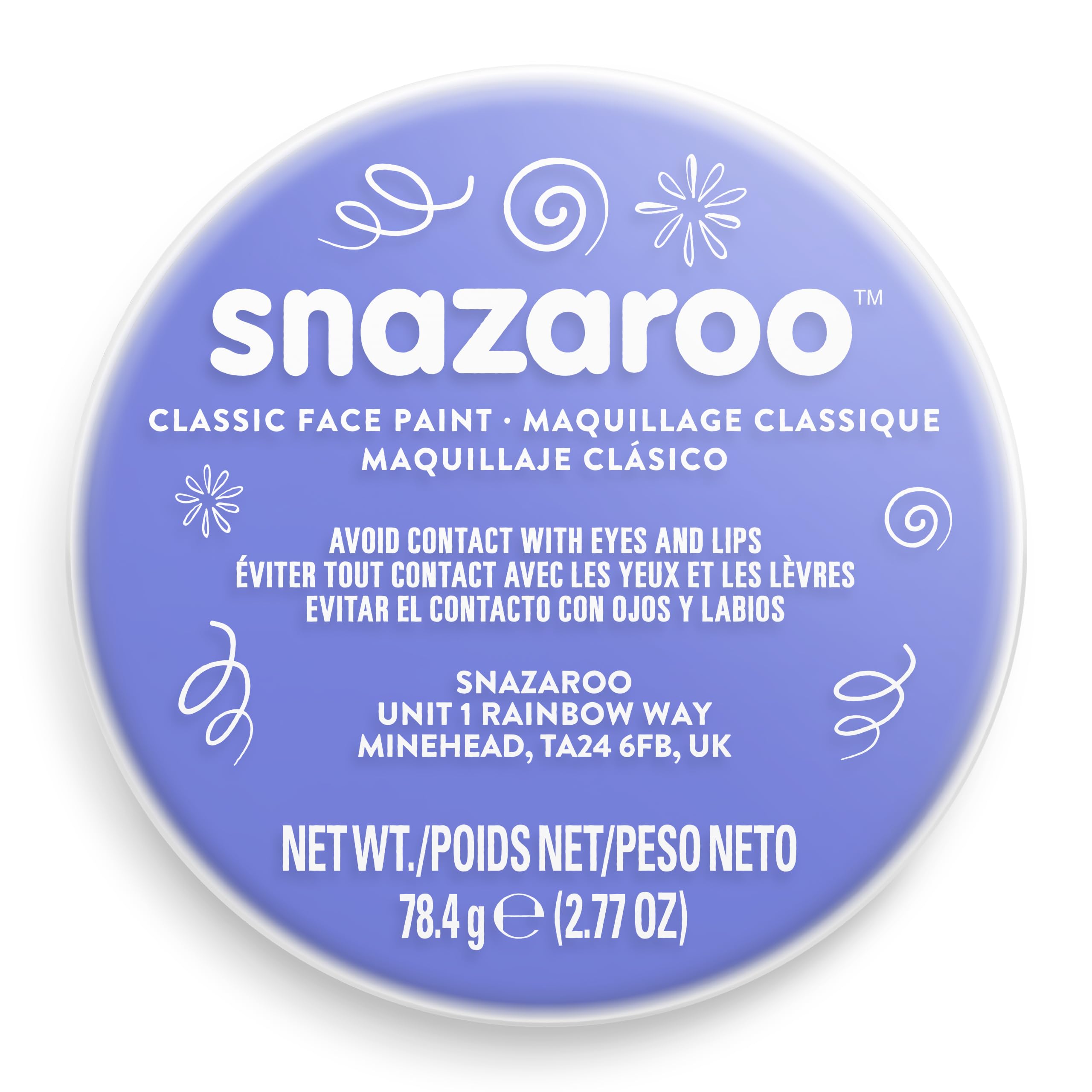Snazaroo – Klassische Gesichts- und Körperfarbe (18 ml) – Himmelblau 4