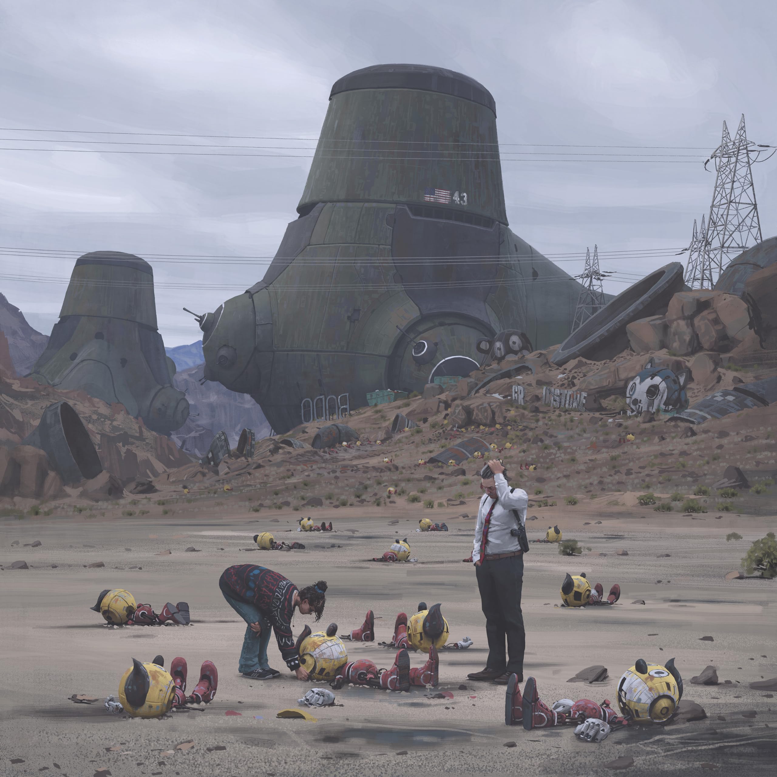 Free League The Electric State Custom Engraved Dice Set for RPG 9