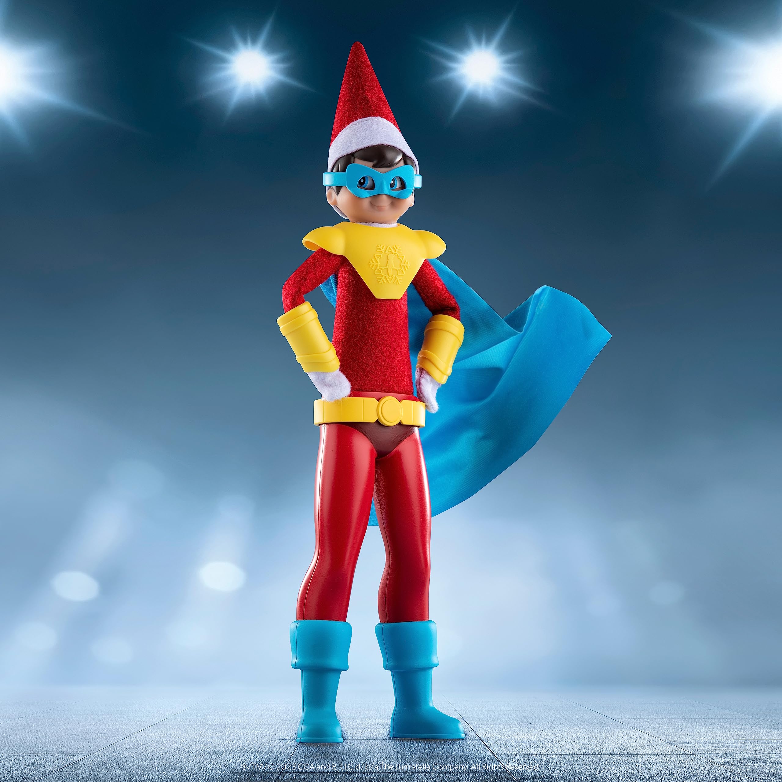 MagiFreez Polar Power Hero Costume - Gold Superhero Outfit for Scout Elf 11