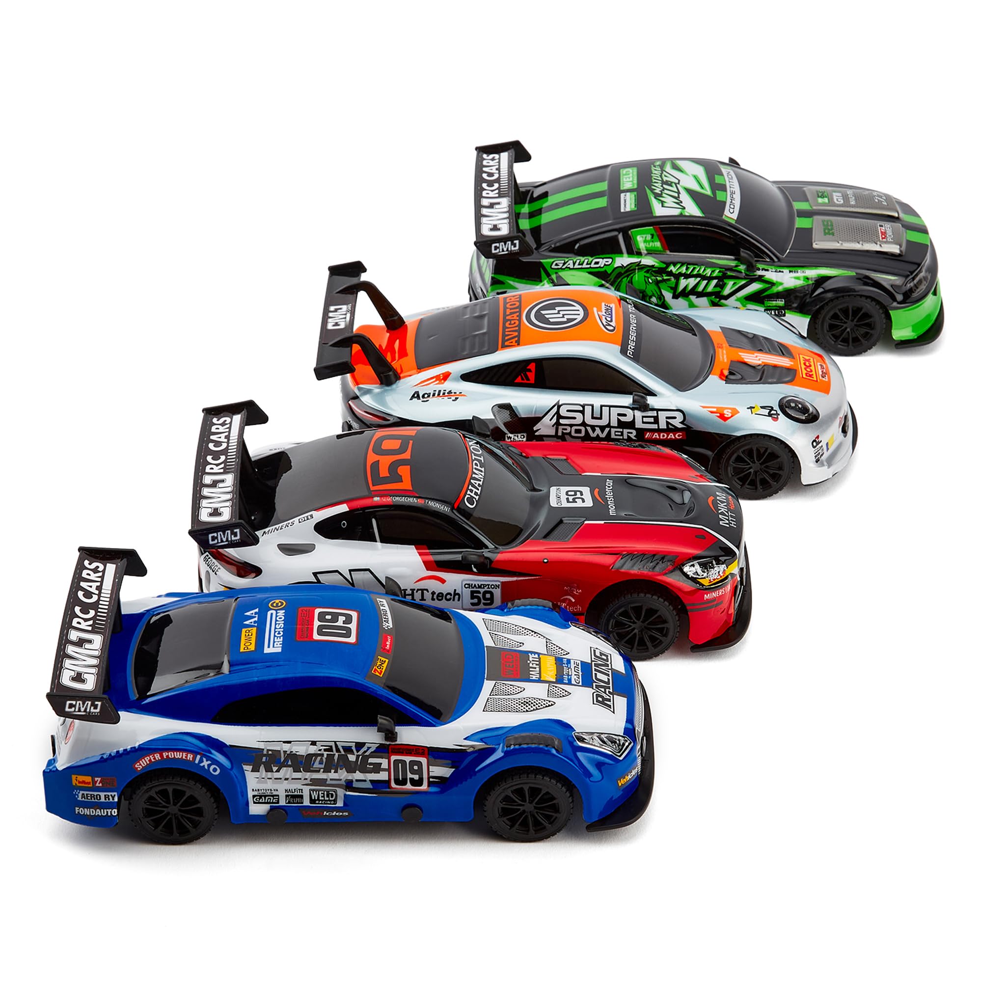 Road Rebel Blue Bolt RC Car - 1:24 Scale 2.4GHz High-Speed Remote Control Vehicle for Kids 3+ 9