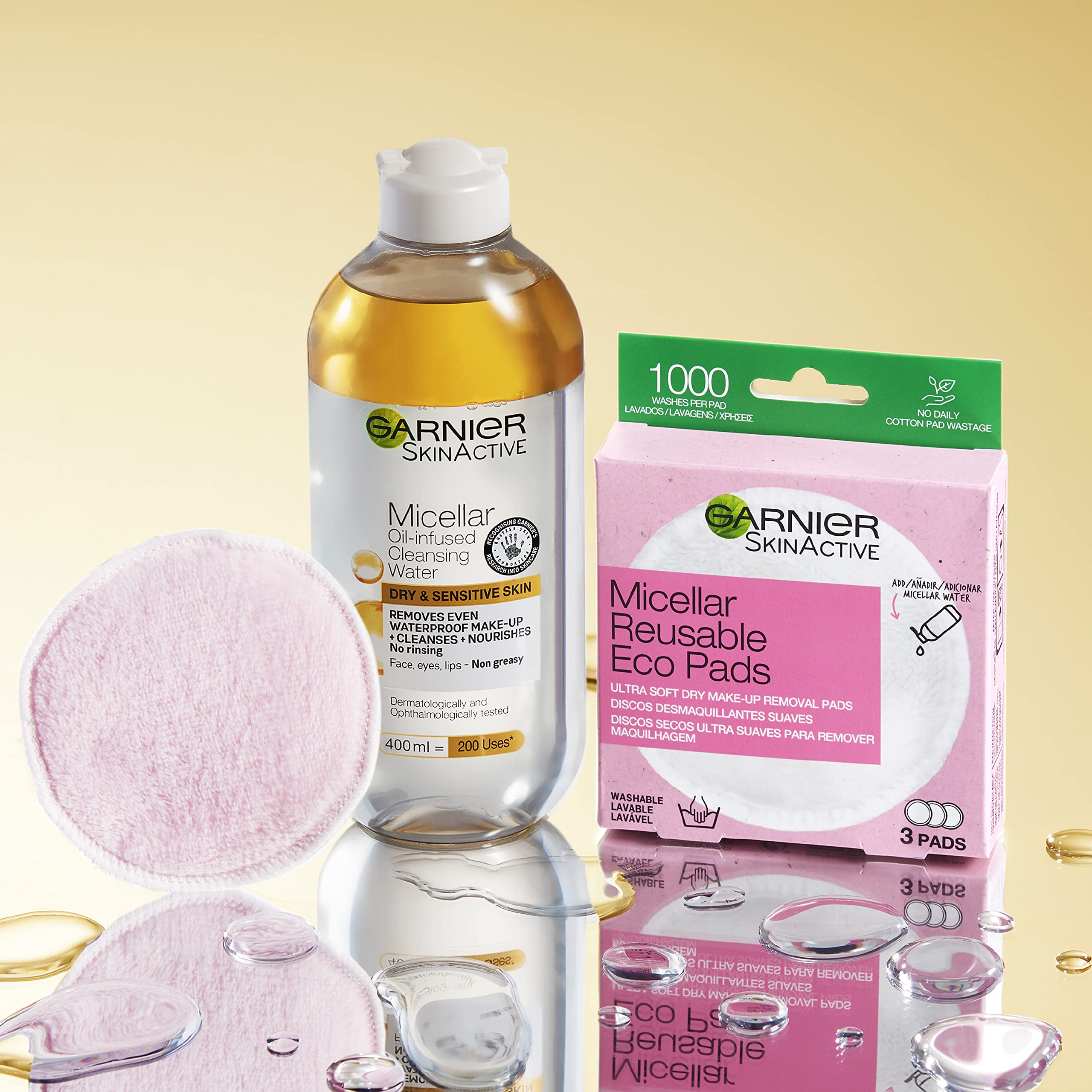 Garnier - Micellar Cleansing Water Oil-Infused (400ml) 4