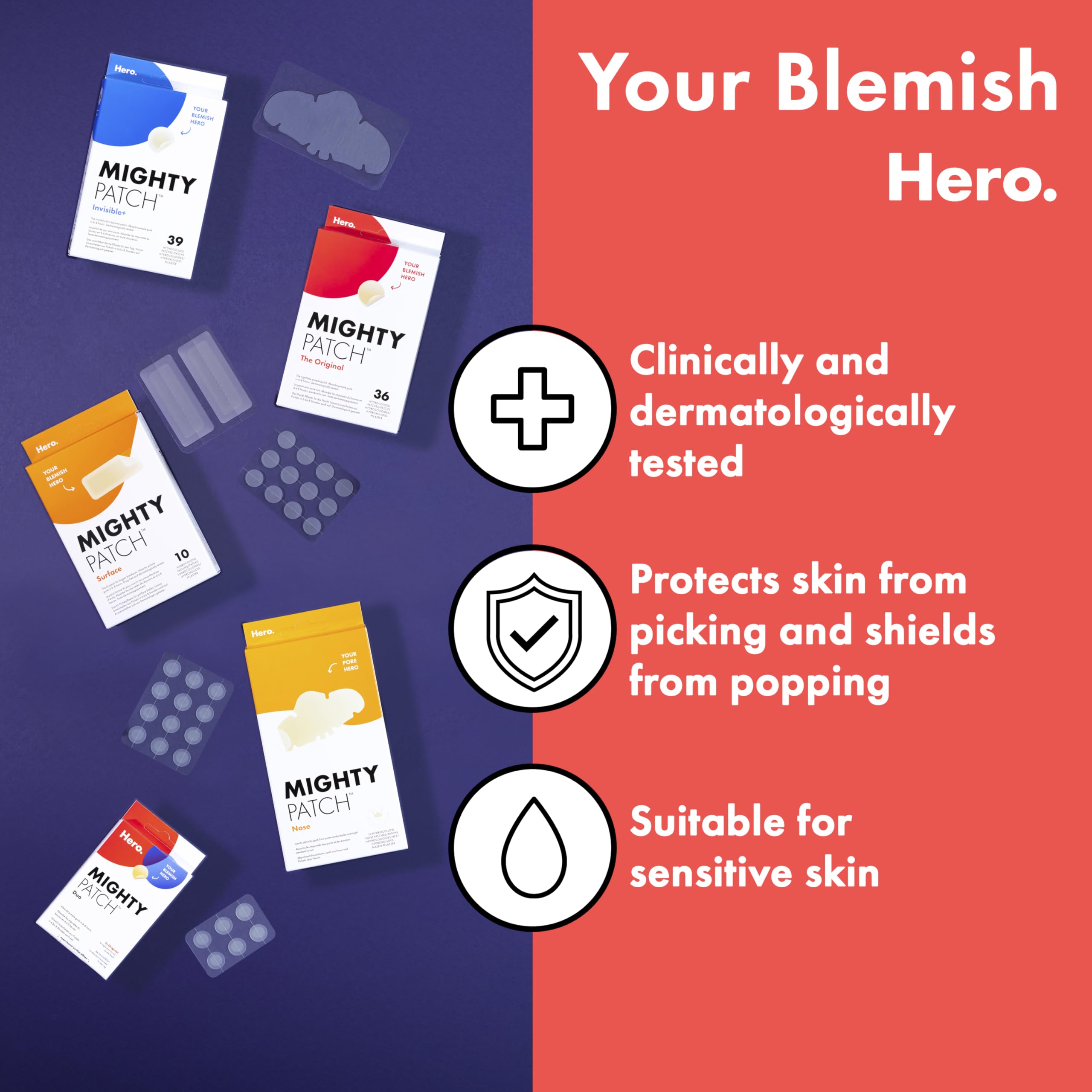 Hero Cosmetics - Mighty Patch Invisible+ Acne Patches (39 Count) 7