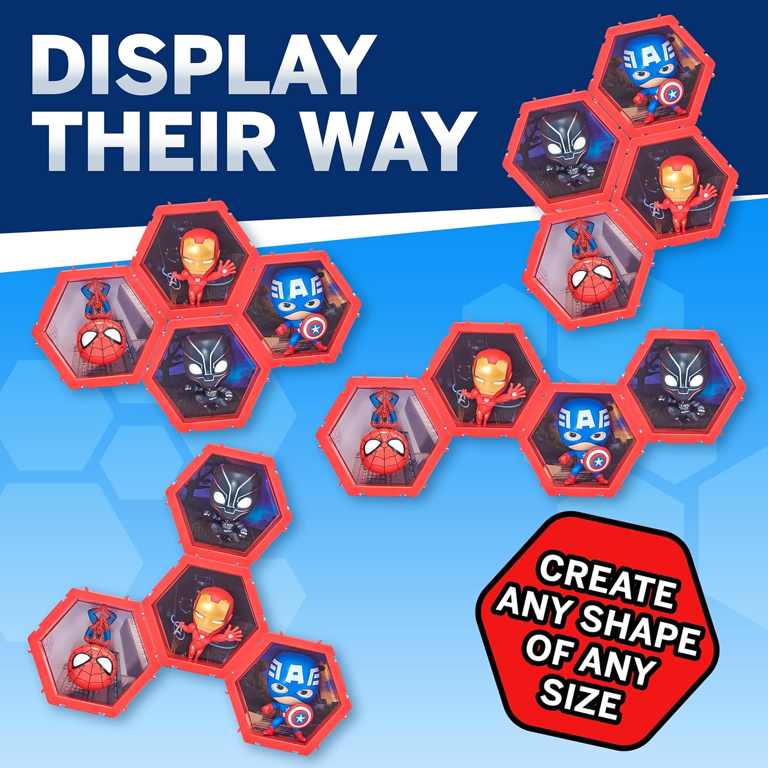 WOW! PODS 4D Marvel Spider-Man - Connectable Collectible Bobblehead Figure 4