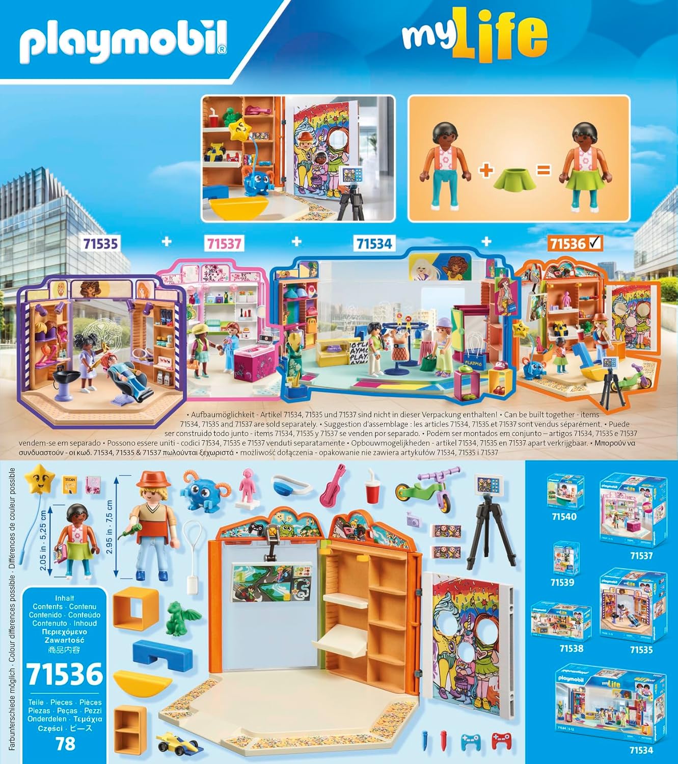 Playmobil 71536 myLife Toys Shop Playset - Imaginative Role Play for Kids Ages 5+ 5
