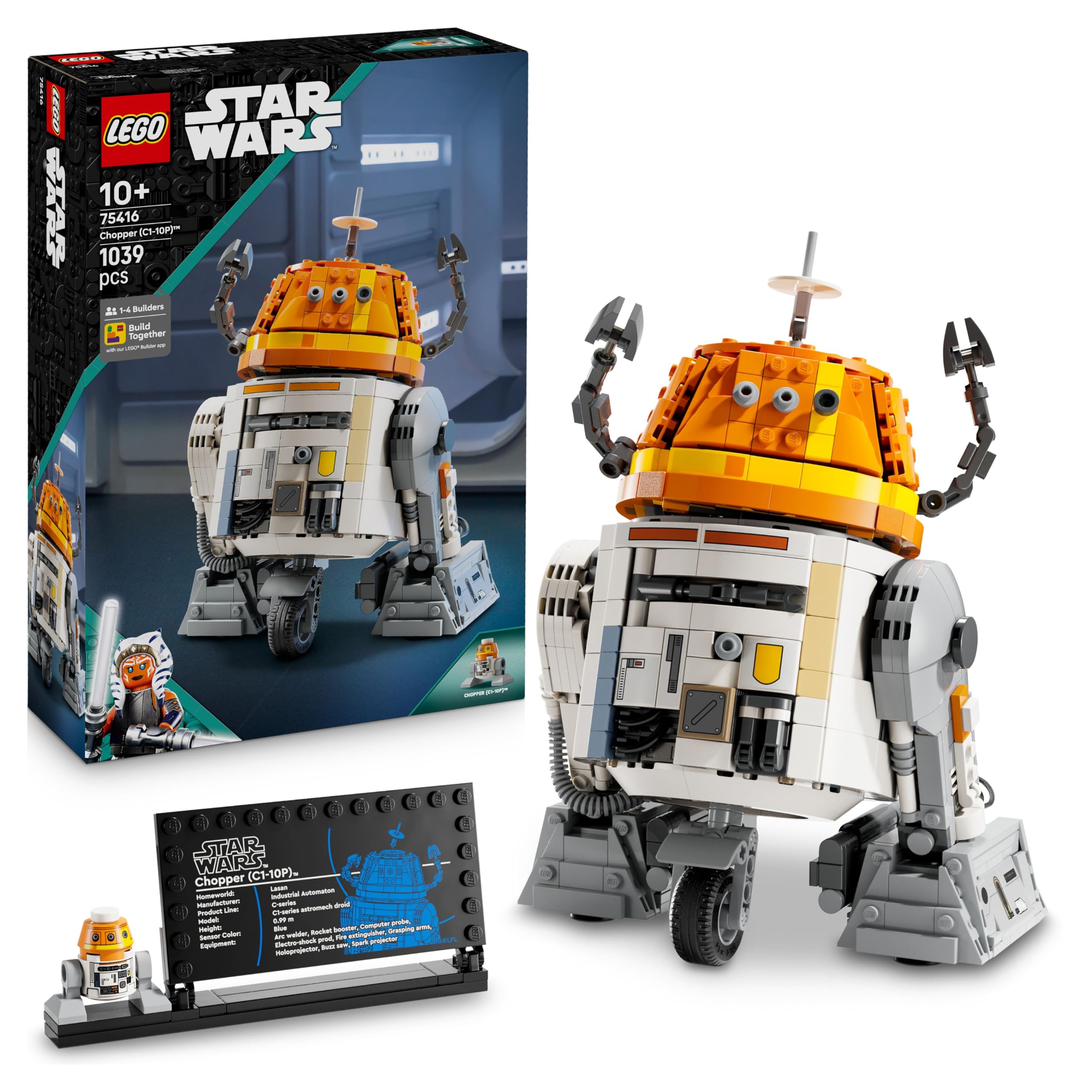 LEGO Star Wars 75416 Chopper (C1-10P) Astromech Droid Figure | Ages 10+ | 2025 Model 1