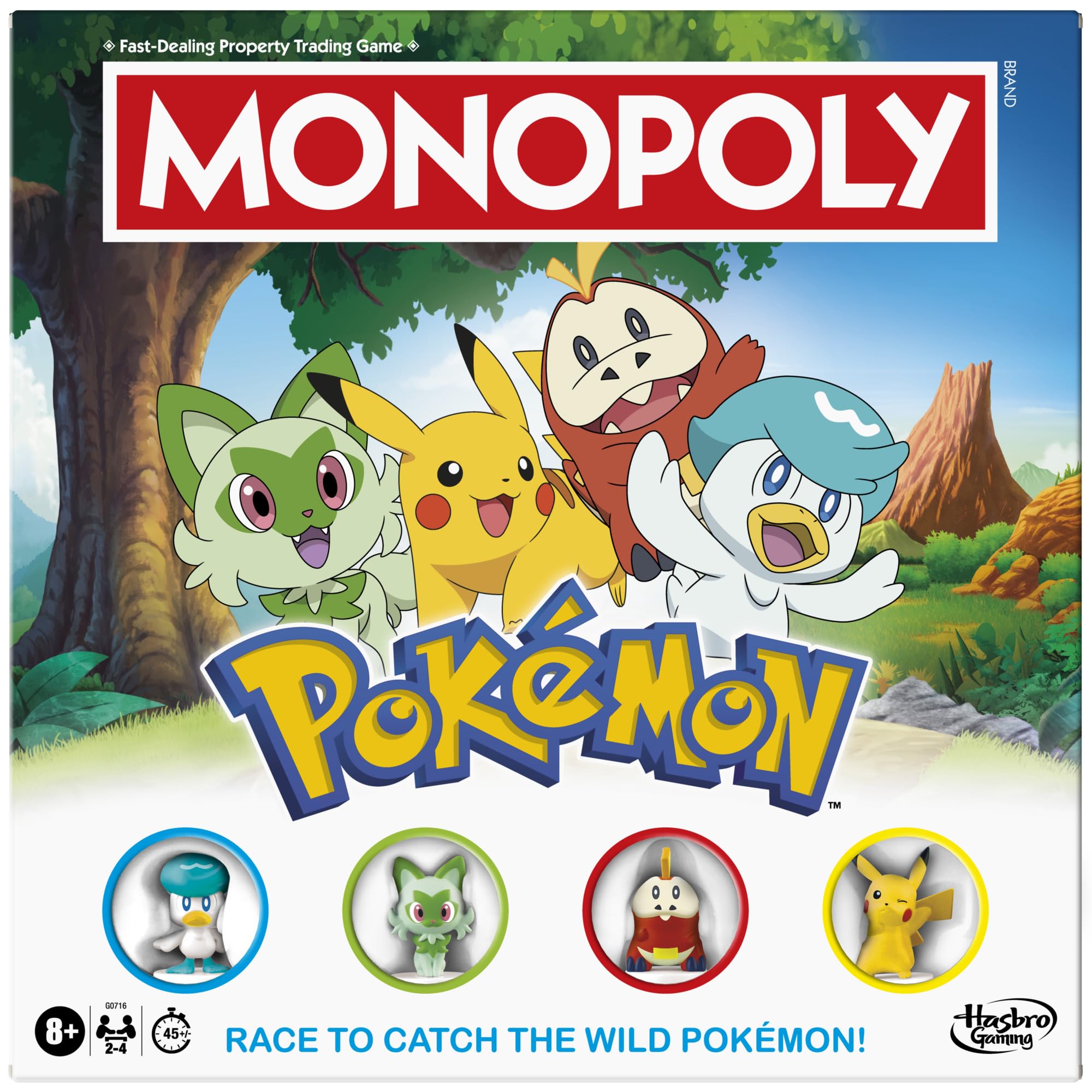 Monopoly Pokémon Edition Board Game - English Version