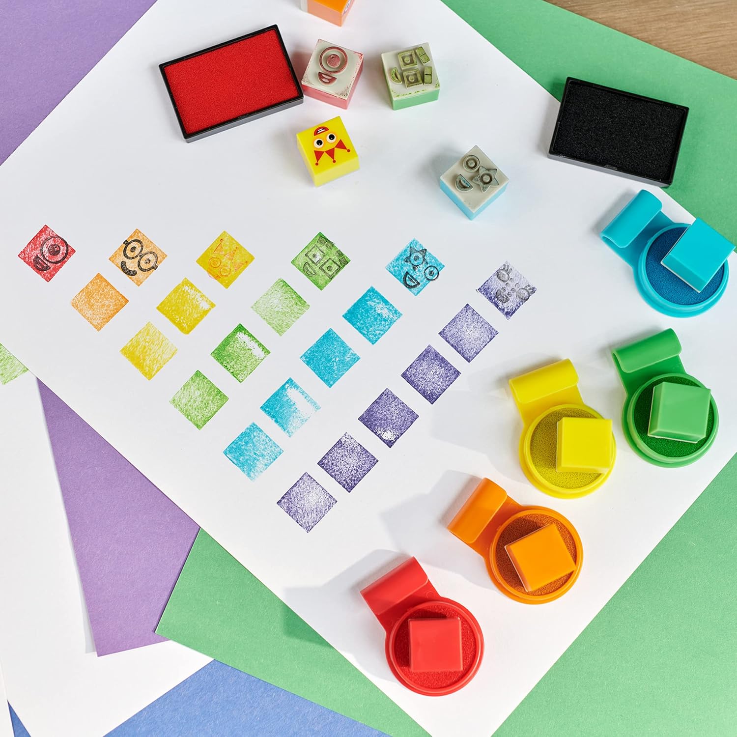 Learning Resources - Numberblocks Stampoline Park Stamp Activity Set 9