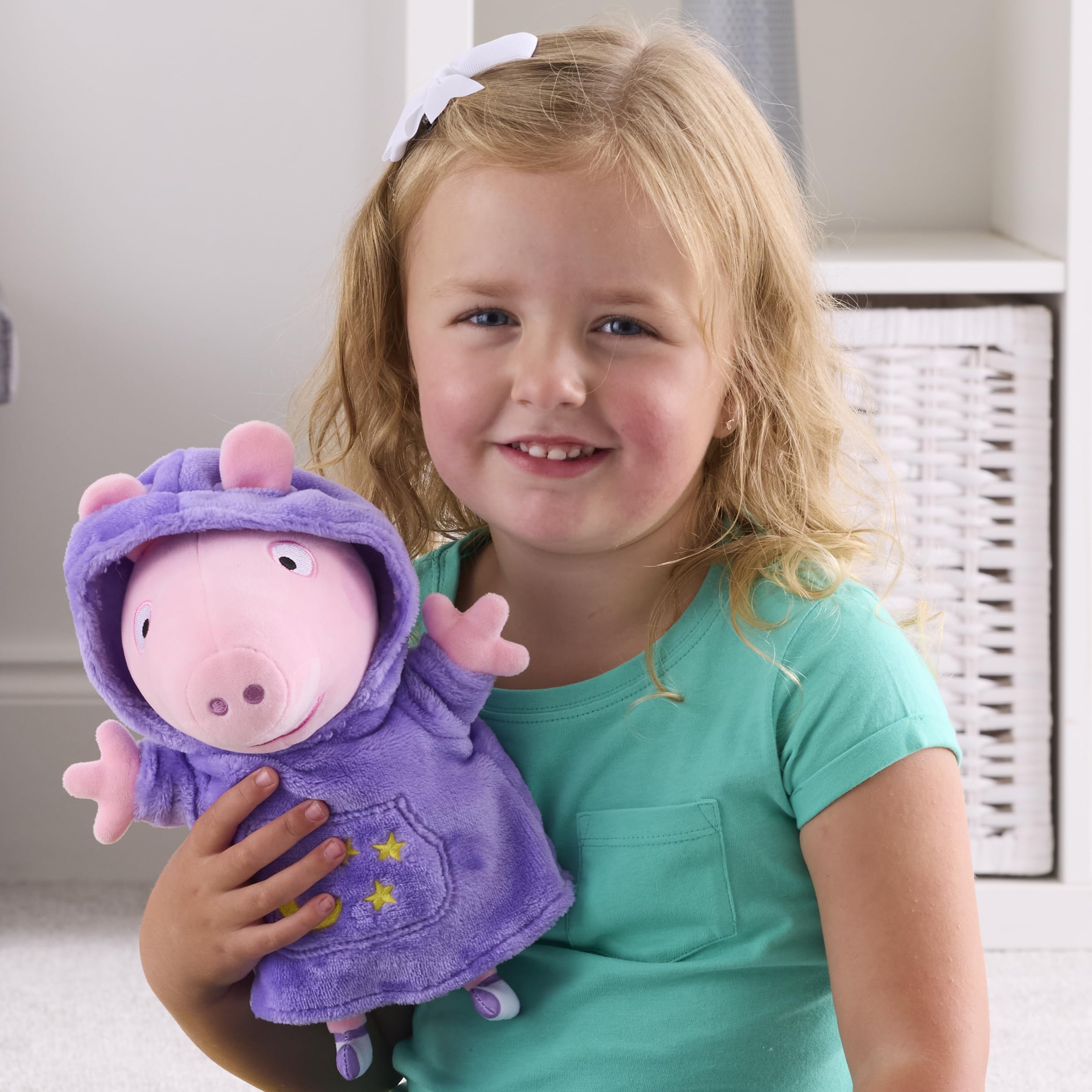Sleepy Time Peppa - Talking Plush Toy with Sound Effects for Toddlers 3