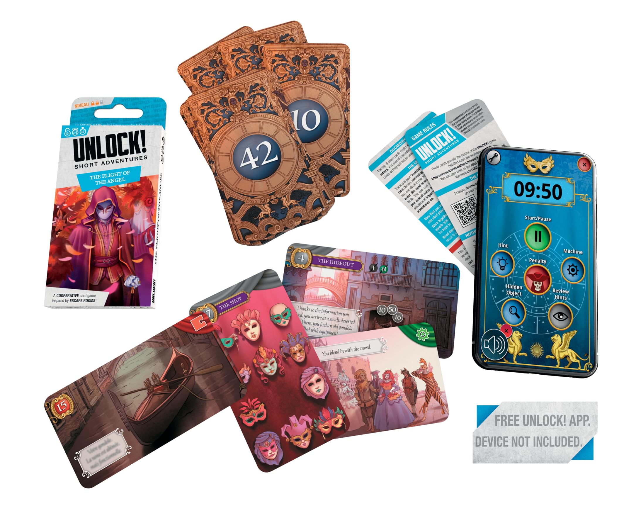 Space Cowboys Unlock! Short 3 - The Flight of the Angel Card Game