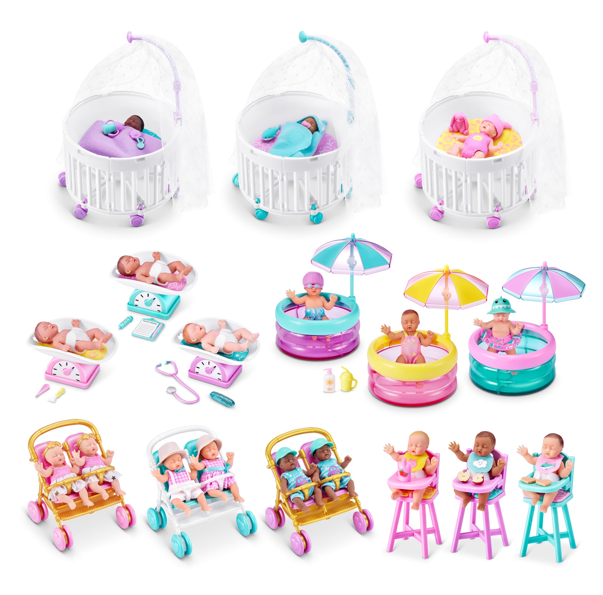 5 Surprise My Mini Baby Series 2 by ZURU - Collectible Mystery Capsule with Playset, 3+ Years 7