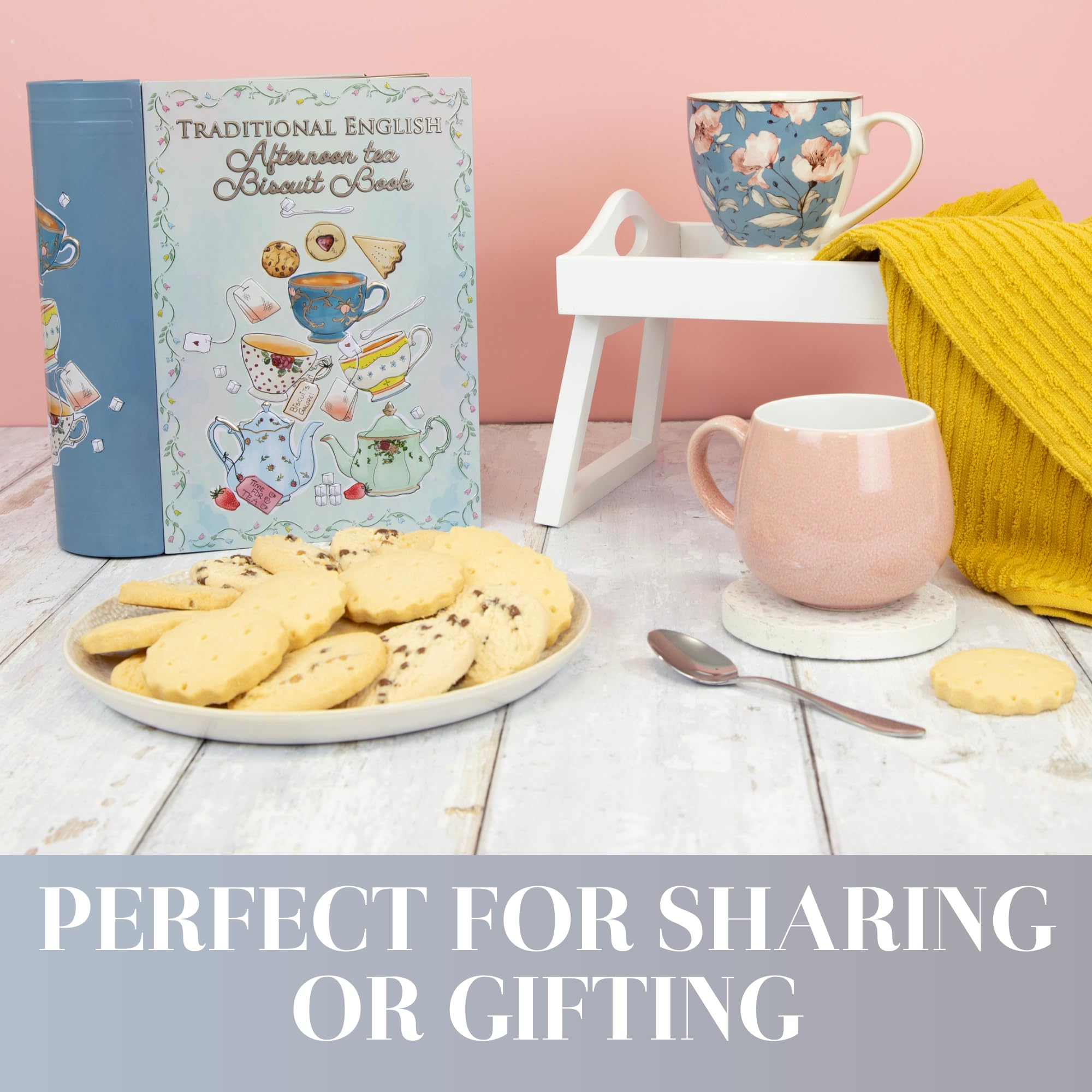 Afternoon Tea Book Biscuit Tin Gift - Christmas Treats & Snacks Set by Scotti 6