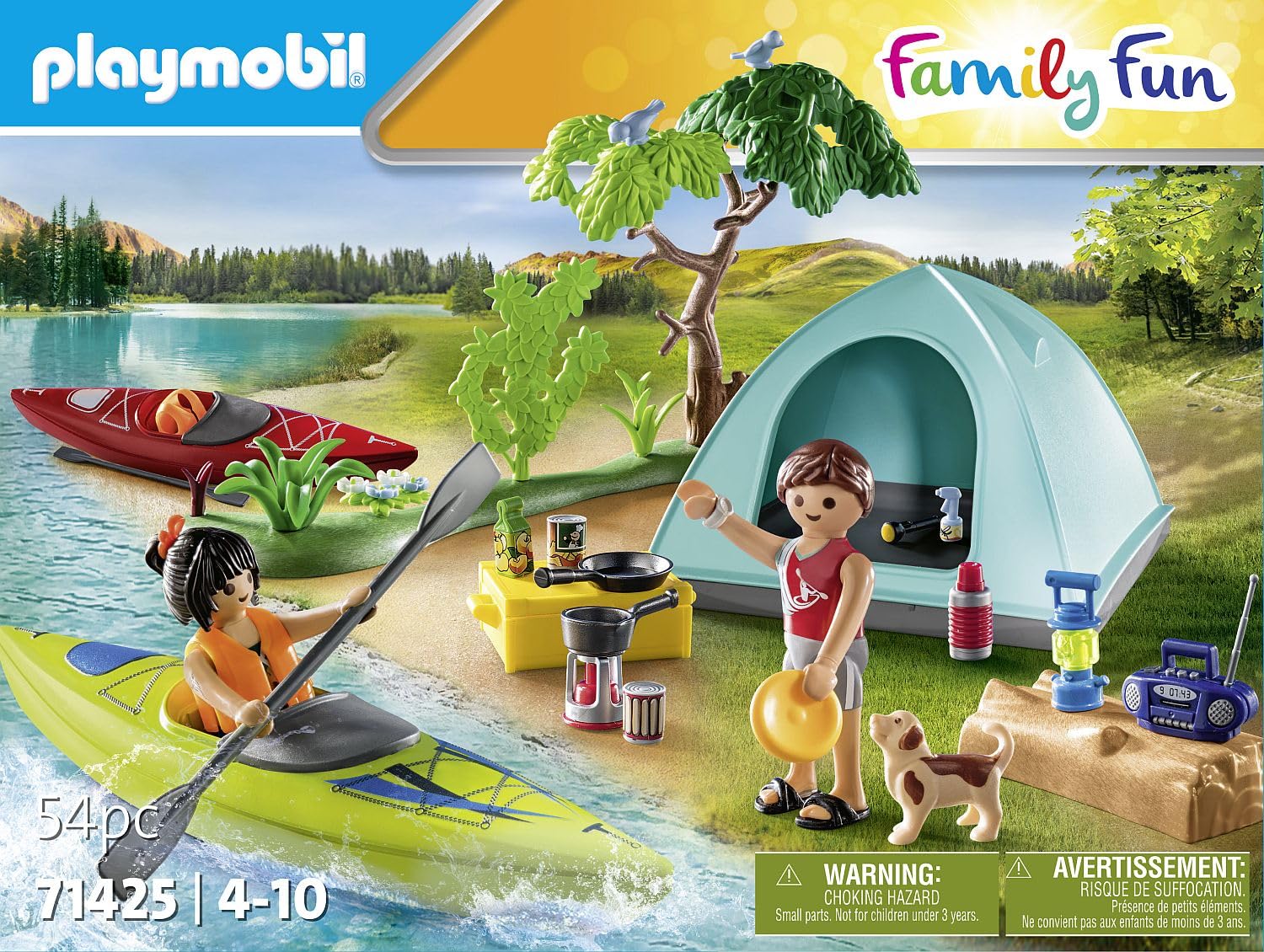 Playmobil Family Fun Campsite with Campfire Playset | Ages 4+ | 54 Pieces 4