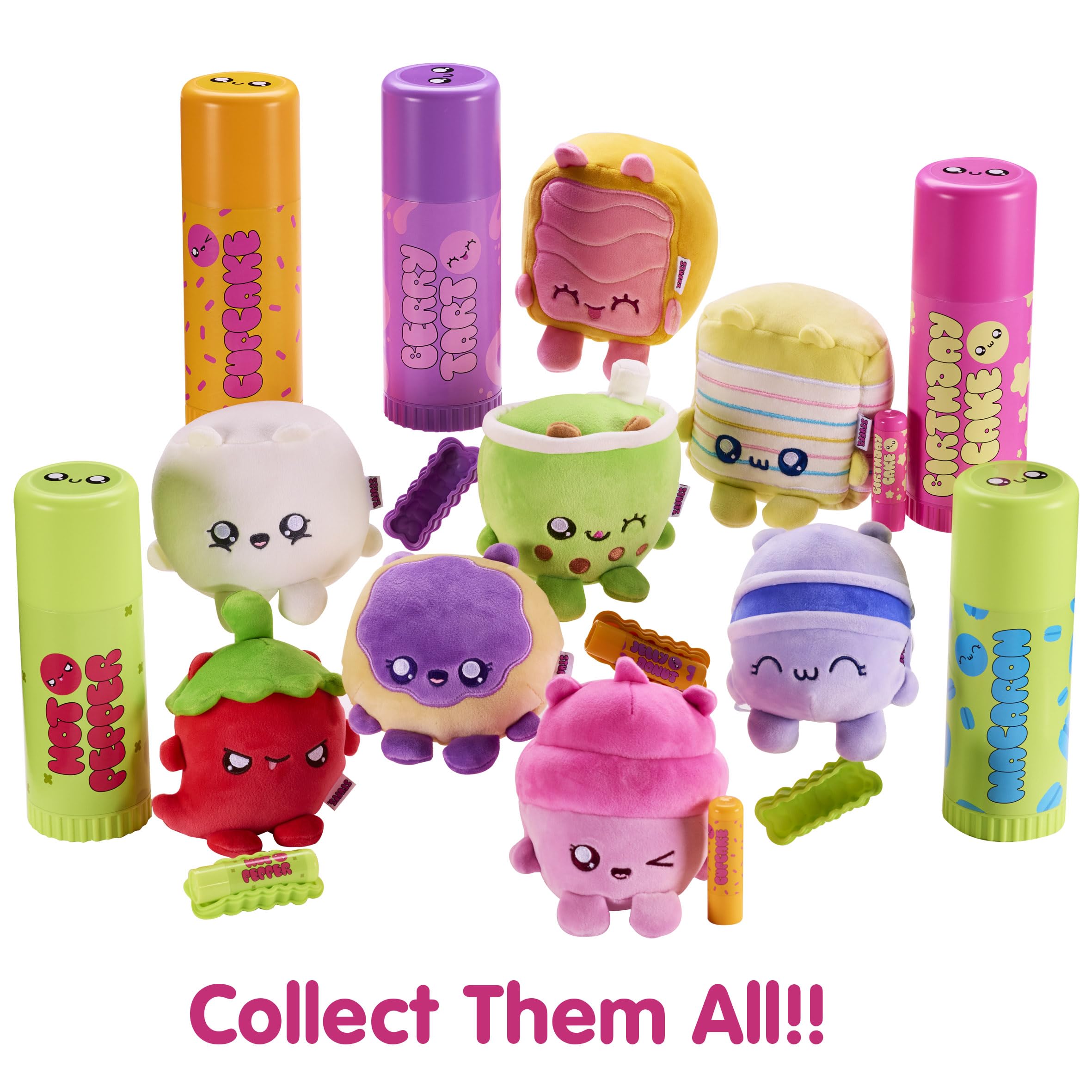 STUFFS Self-Care Stuffie & Lip Balm Set - Collectible Plush Toy with Matching Lip Balm, 5+ Years 4