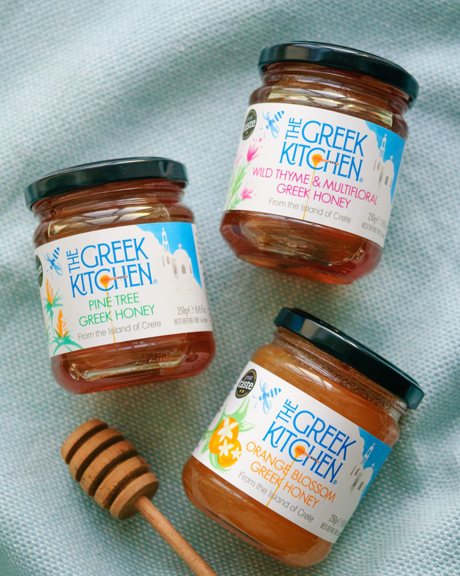 The Greek Kitchen Orange Blossom Honey - Unheated & Unpasteurised | 250g 5