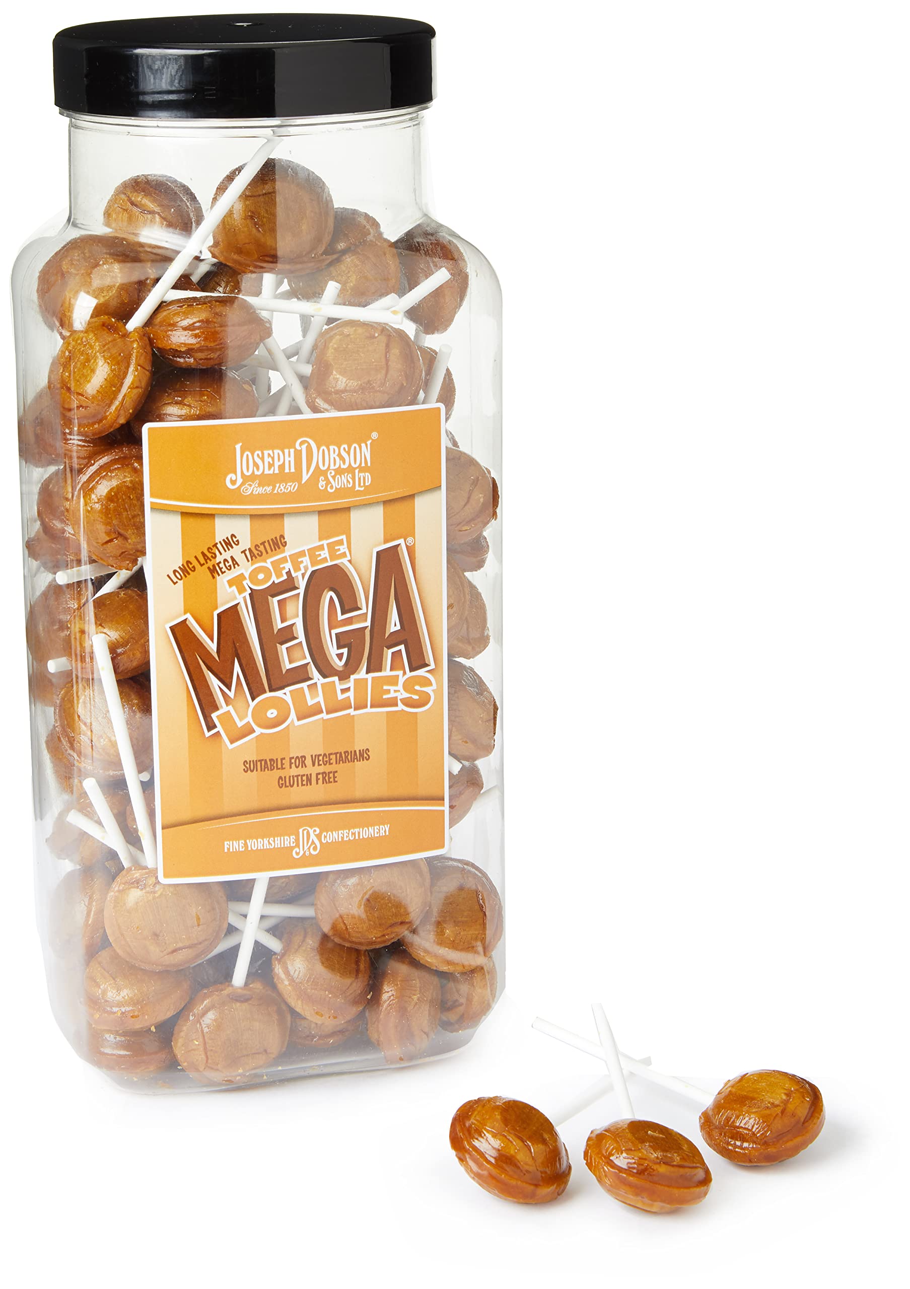 Joseph Dobson & Sons Toffee Mega Lollies 1.99 kg - Handmade Traditional British Sweets 4