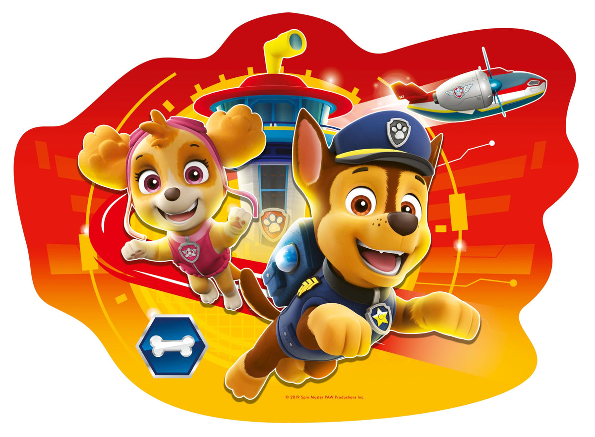 Ravensburger PAW Patrol 4 Large Shaped Jigsaw Puzzles - 10, 12, 14 & 16 Pieces, Age 3+