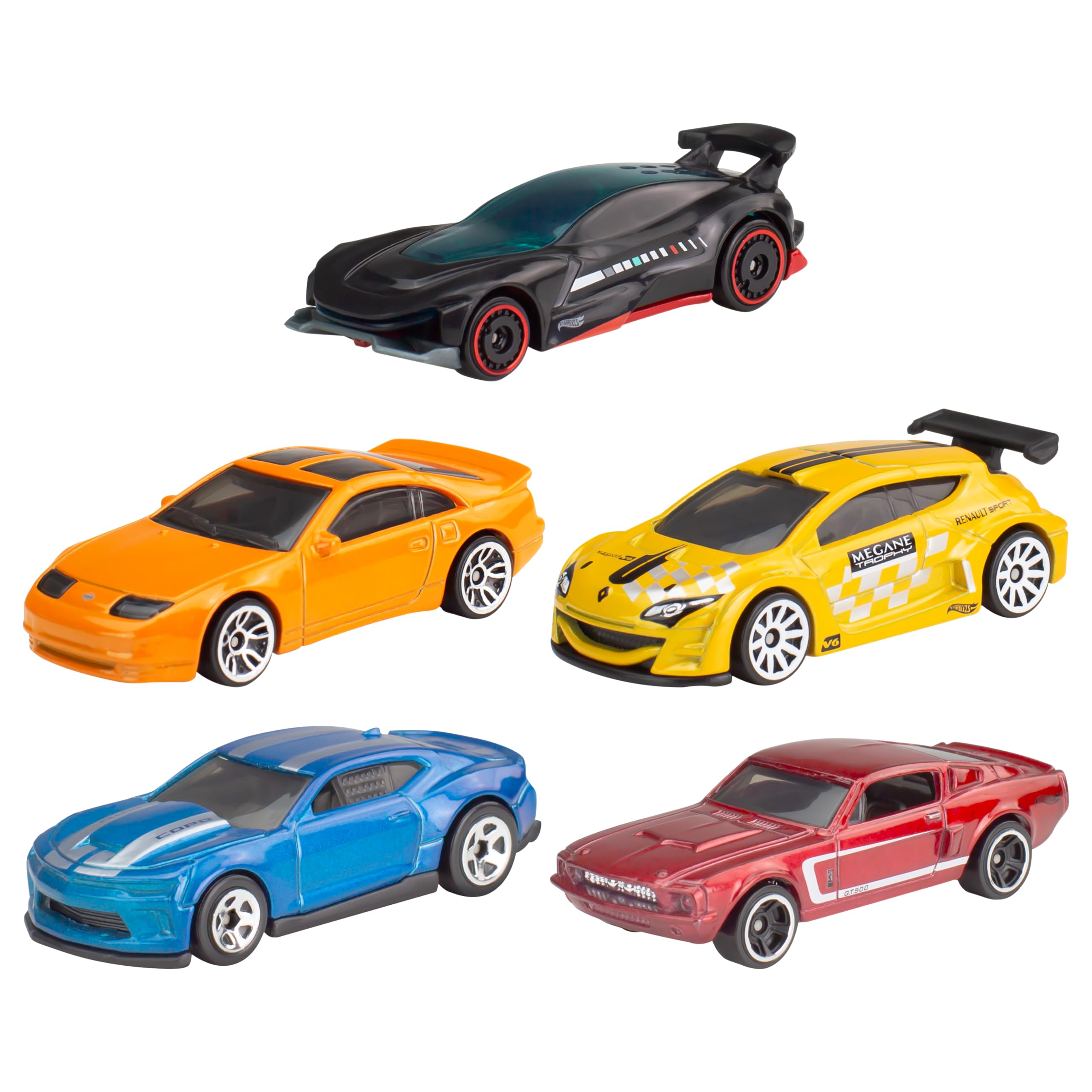 Hot Wheels 5-Pack Diecast Vehicles - 1:64 Scale Metal Cars for Kids 3+ 9