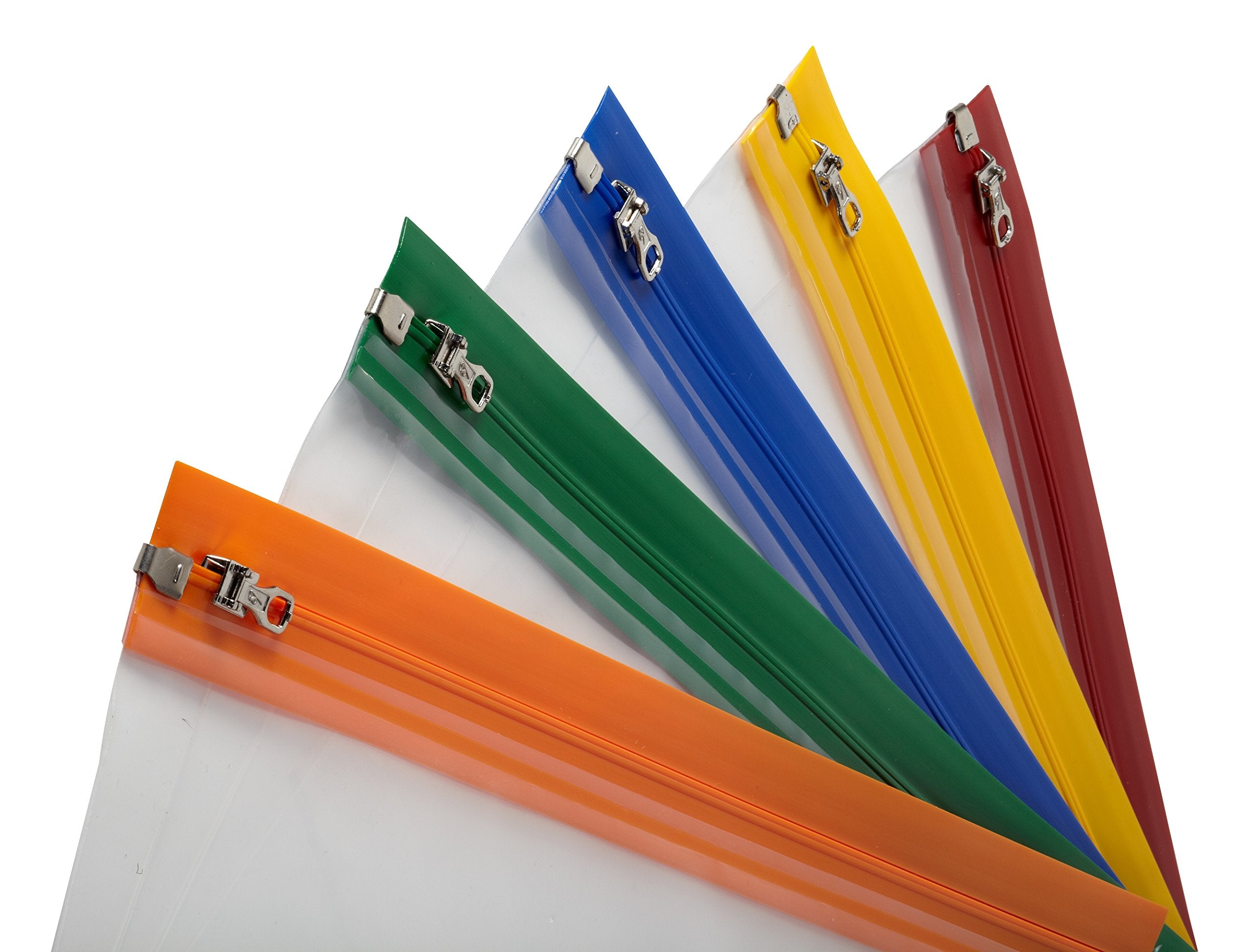 Snopake A5 Zippa-Bag 'S' Classic File Pocket with Write-On Label | Pack of 5 | Polyethylene 3