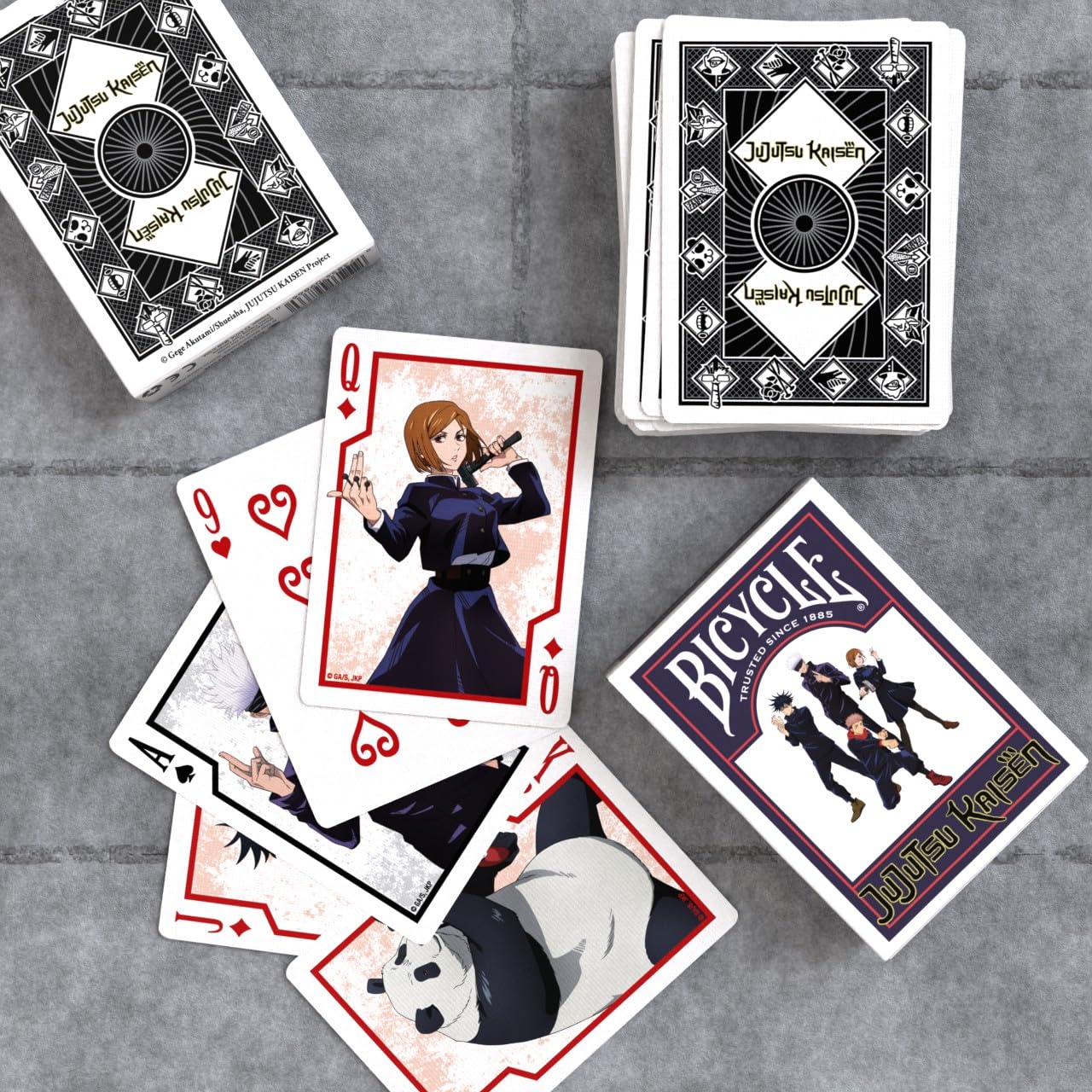 Bicycle Jujutsu Kaisen Playing Cards Deck | Custom Court Cards | Air Cushion Finish 5