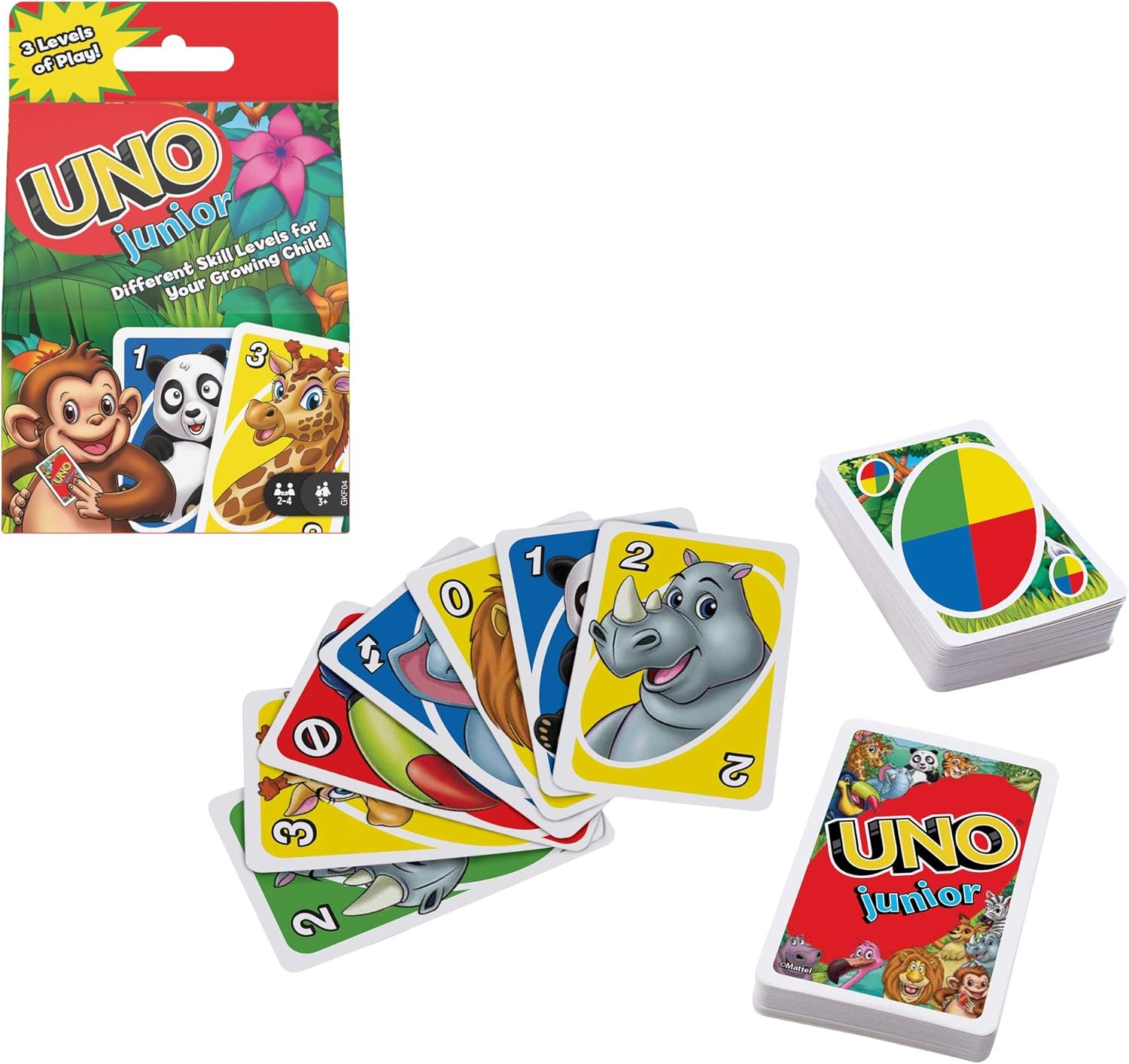 Mattel Games UNO Junior Card Game for Kids 3 Years & Up - GKF04 7