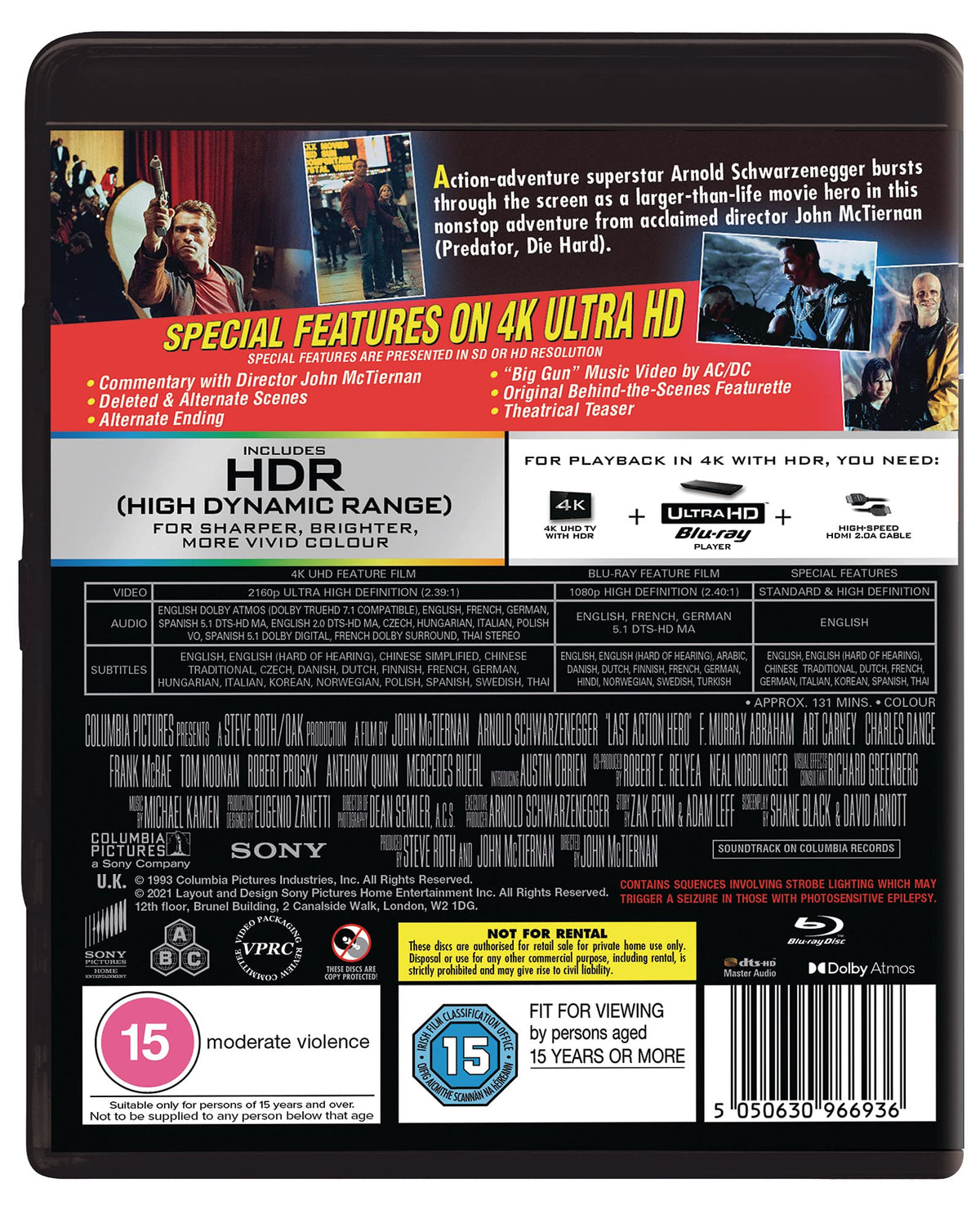Last Action Hero [4K UHD + Blu-ray]