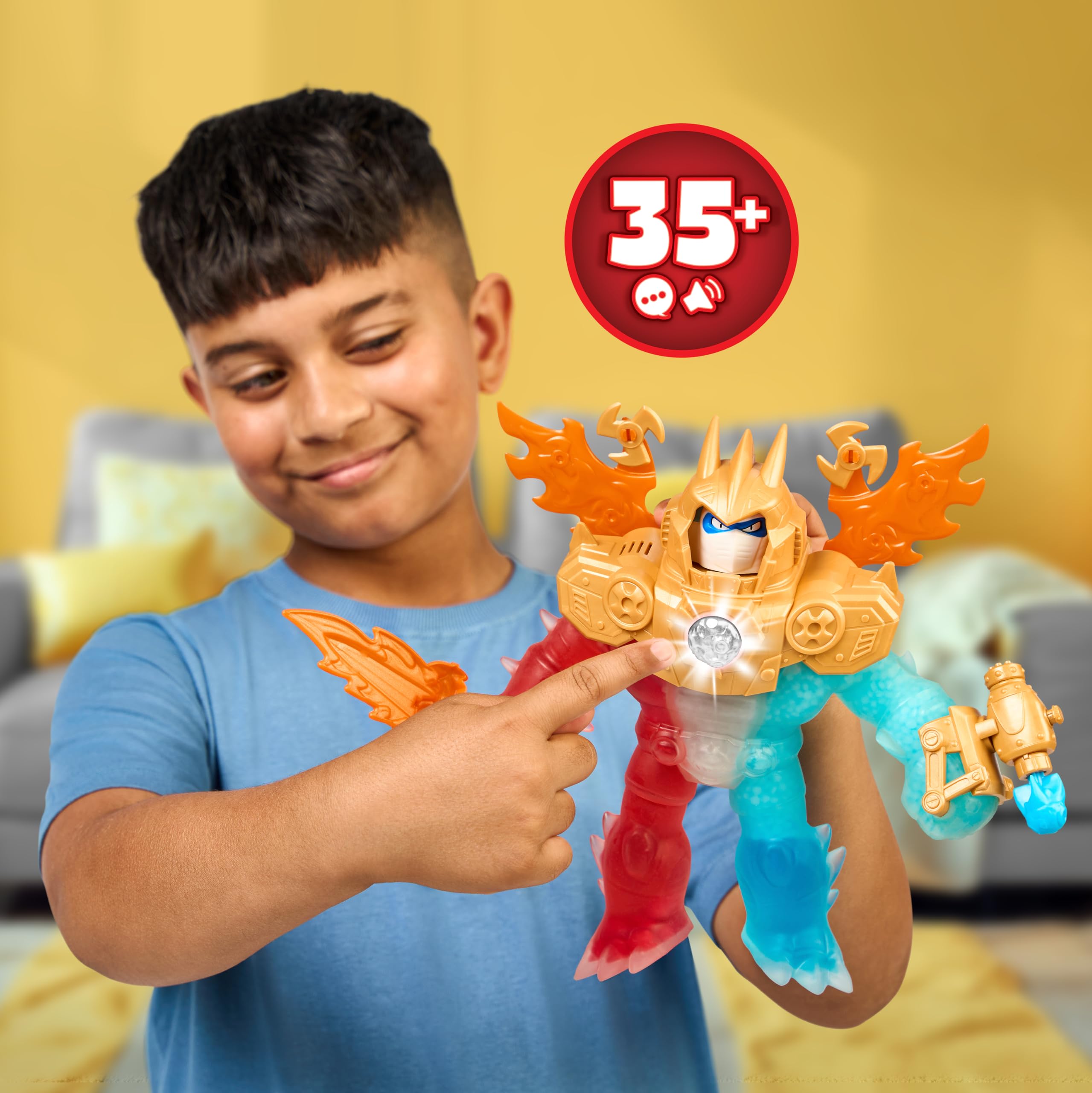 Heroes of Goo Jit Zu Goo-Tron Supreme - 3-in-1 Action Figure with Lights & Sounds 3