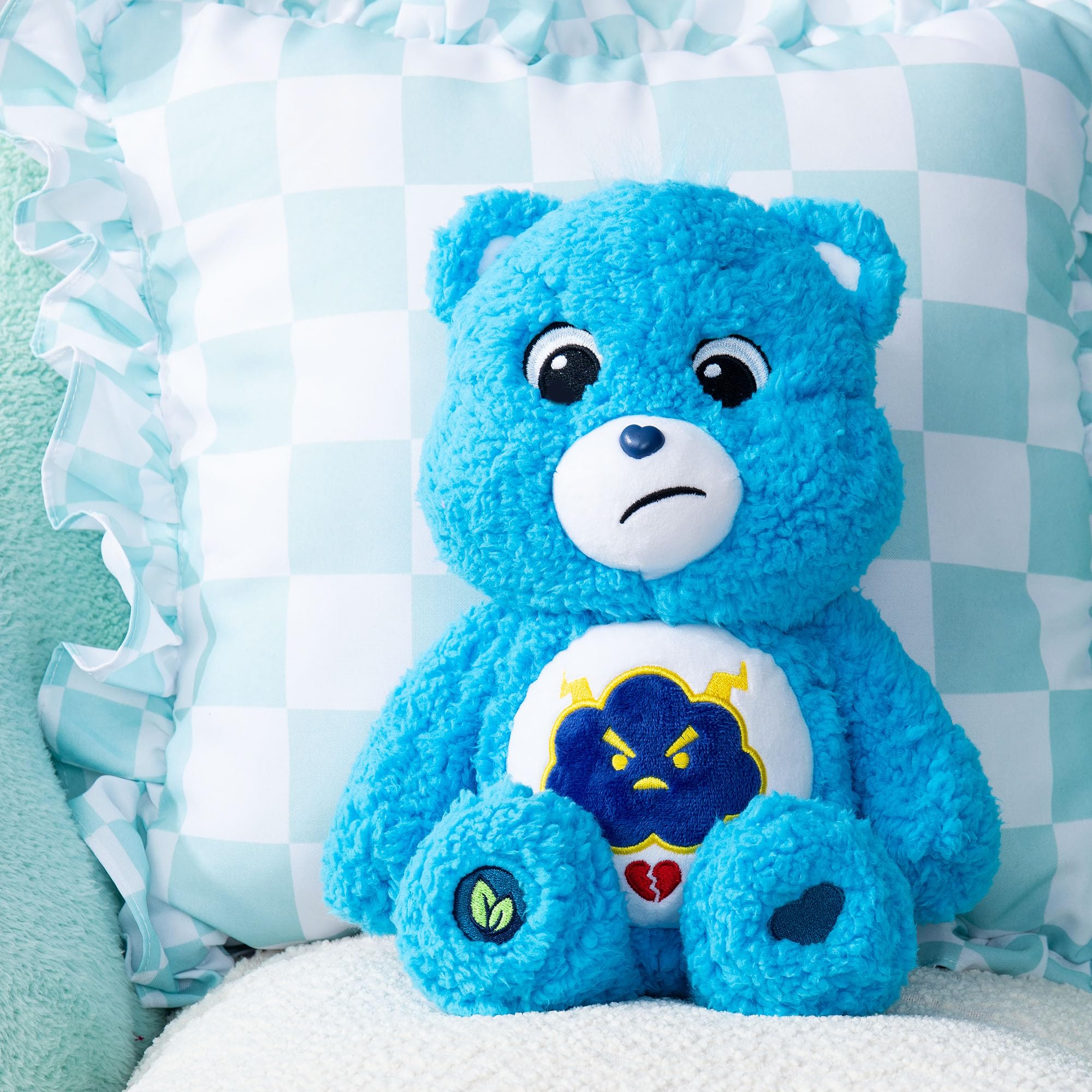Care Bears Grumpy Bear Cosy Collection Medium Plush | 35cm Soft Eco-Friendly Toy | Ages 4+ 5
