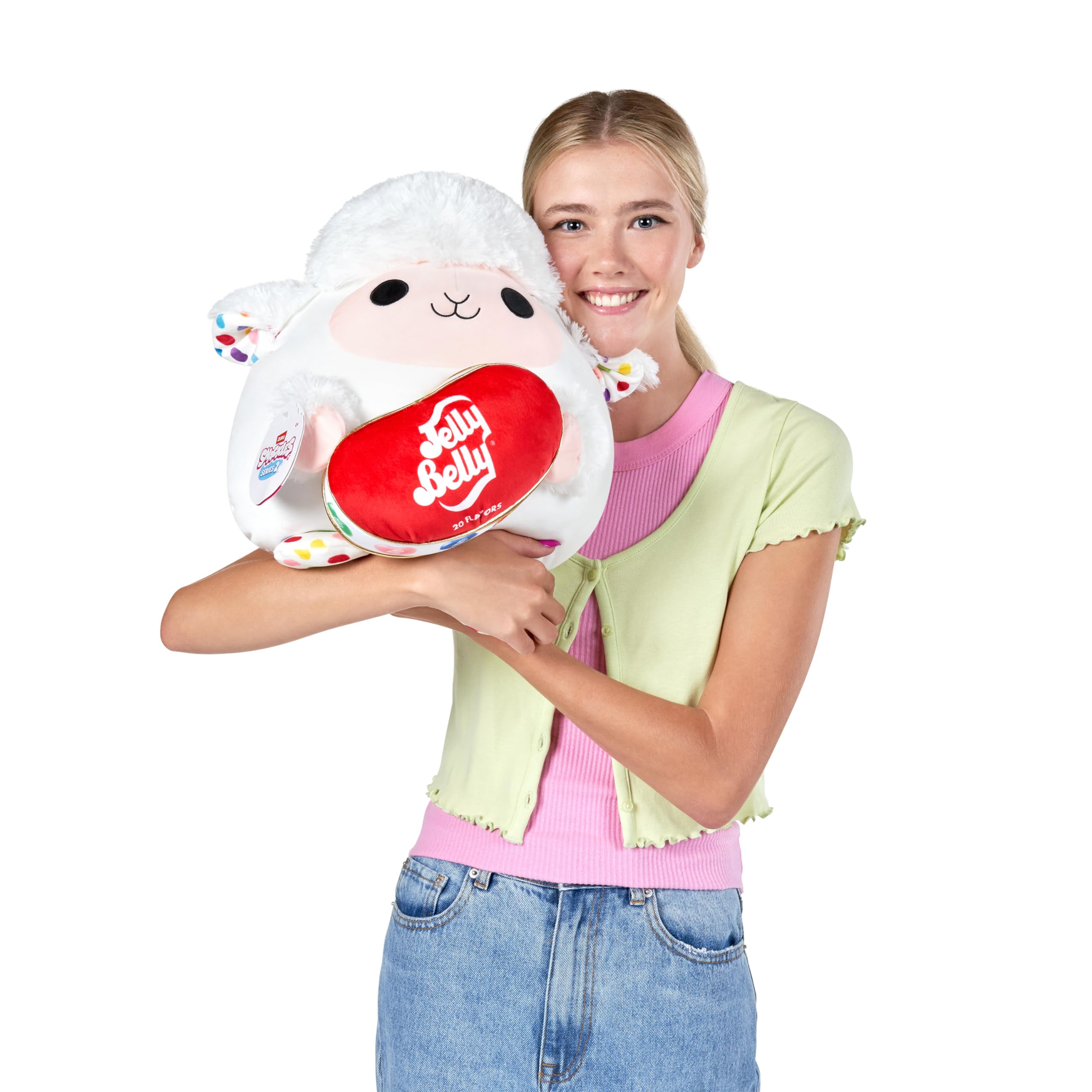 Snackles Serie 2 – Plüschtier Lamm (Jelly Belly), 35 cm großes Sammlerstück 5