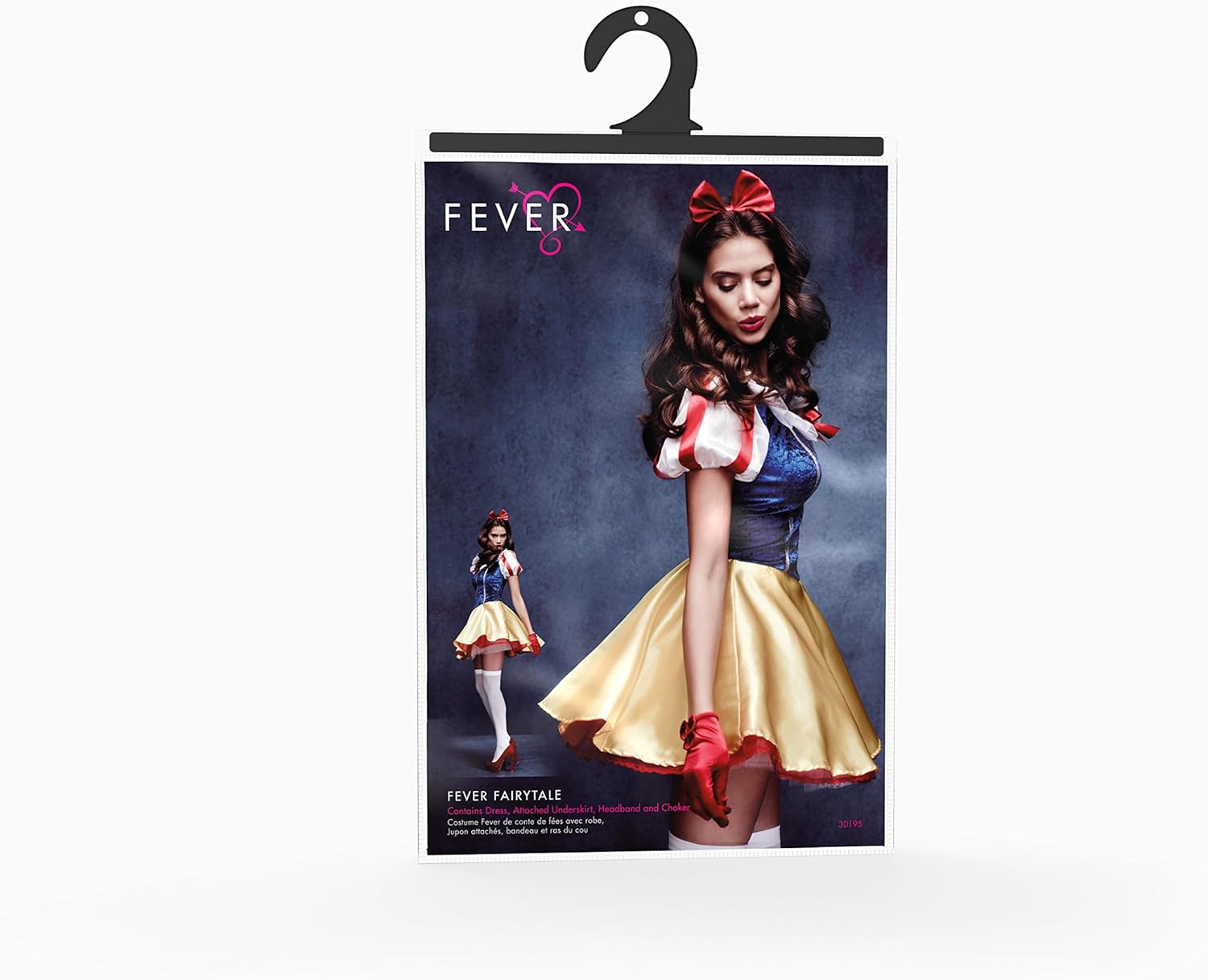 Smiffy's Fairytale Costume - Dress with Attached Underskirt, Headband & Choker, Blue, Small 5