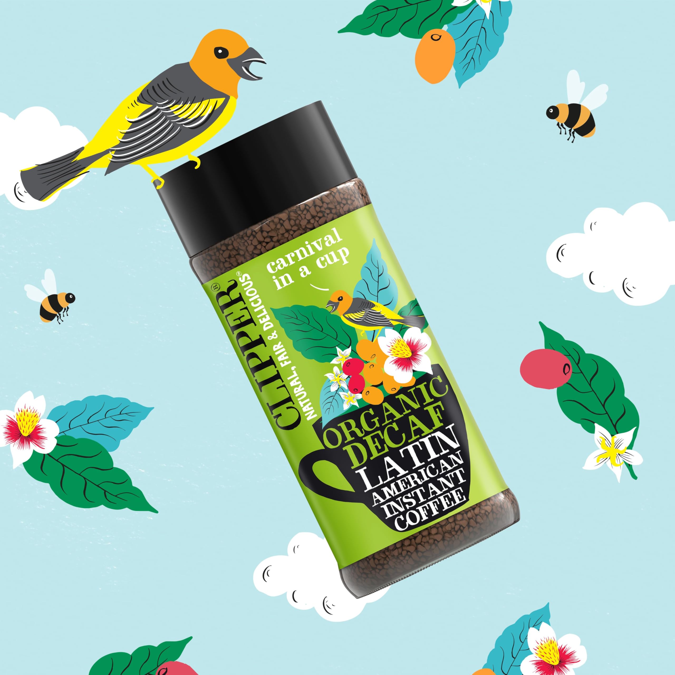 Clipper Organic Latin American Instant Decaf Coffee | 6 x 100g Jars | Fairtrade & Non-GM 4