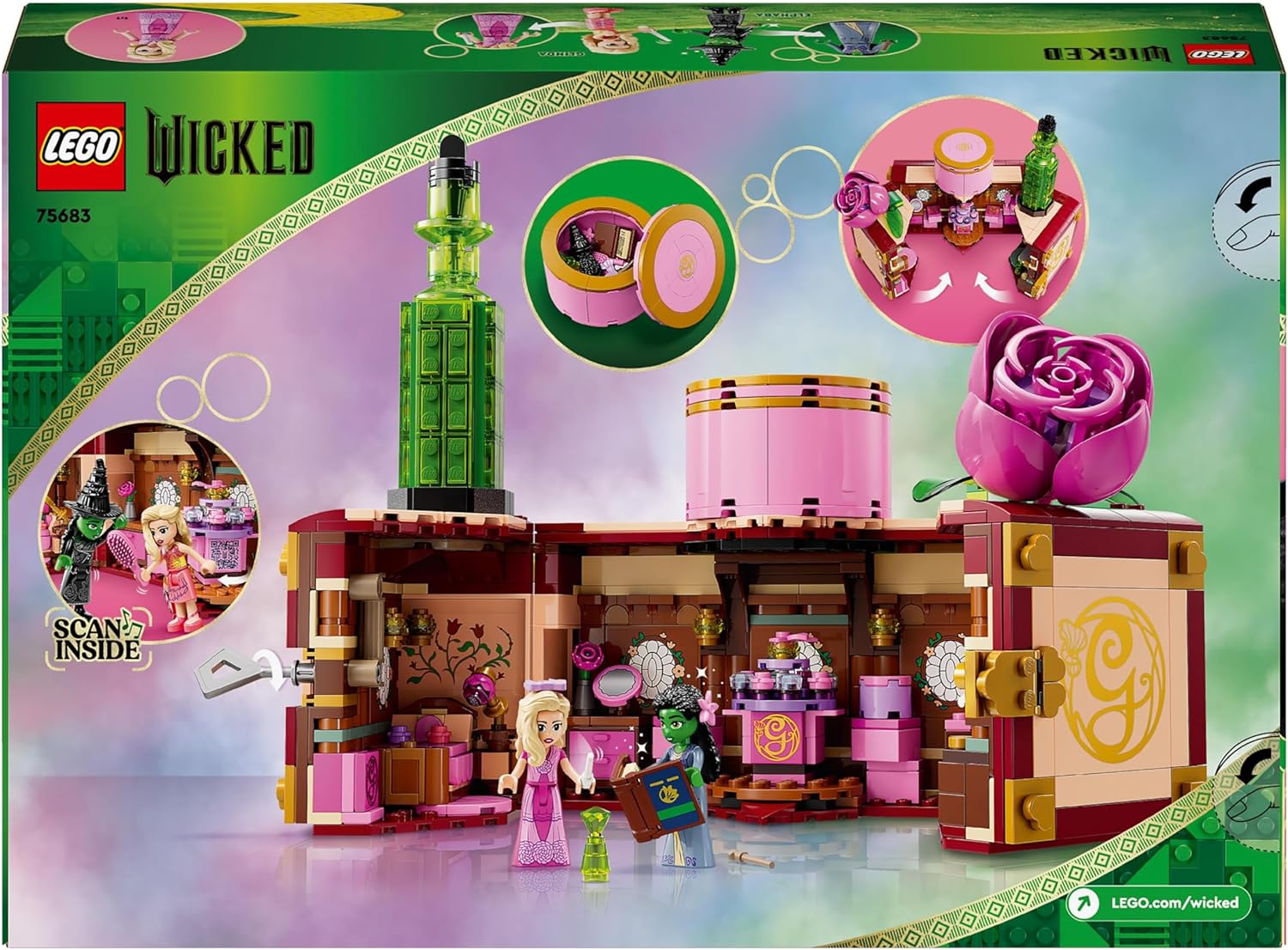 LEGO Wicked Glinda & Elphaba's Dormitory Set - Building Toy for 8+ Year Olds 3