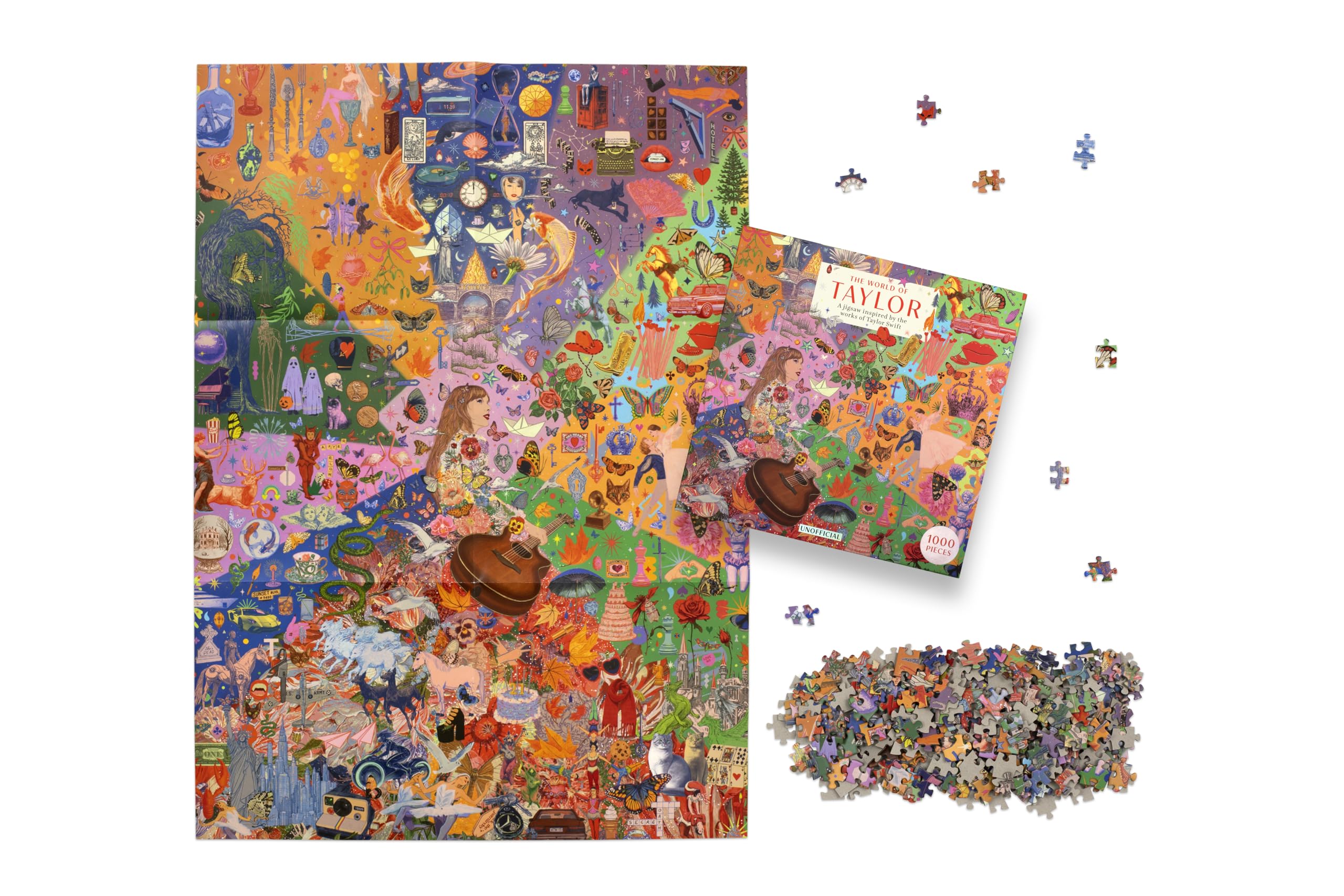 The World of Taylor 1000-Piece Jigsaw Puzzle - Unofficial Taylor Swift Eras Puzzle by Anna Higgie 5