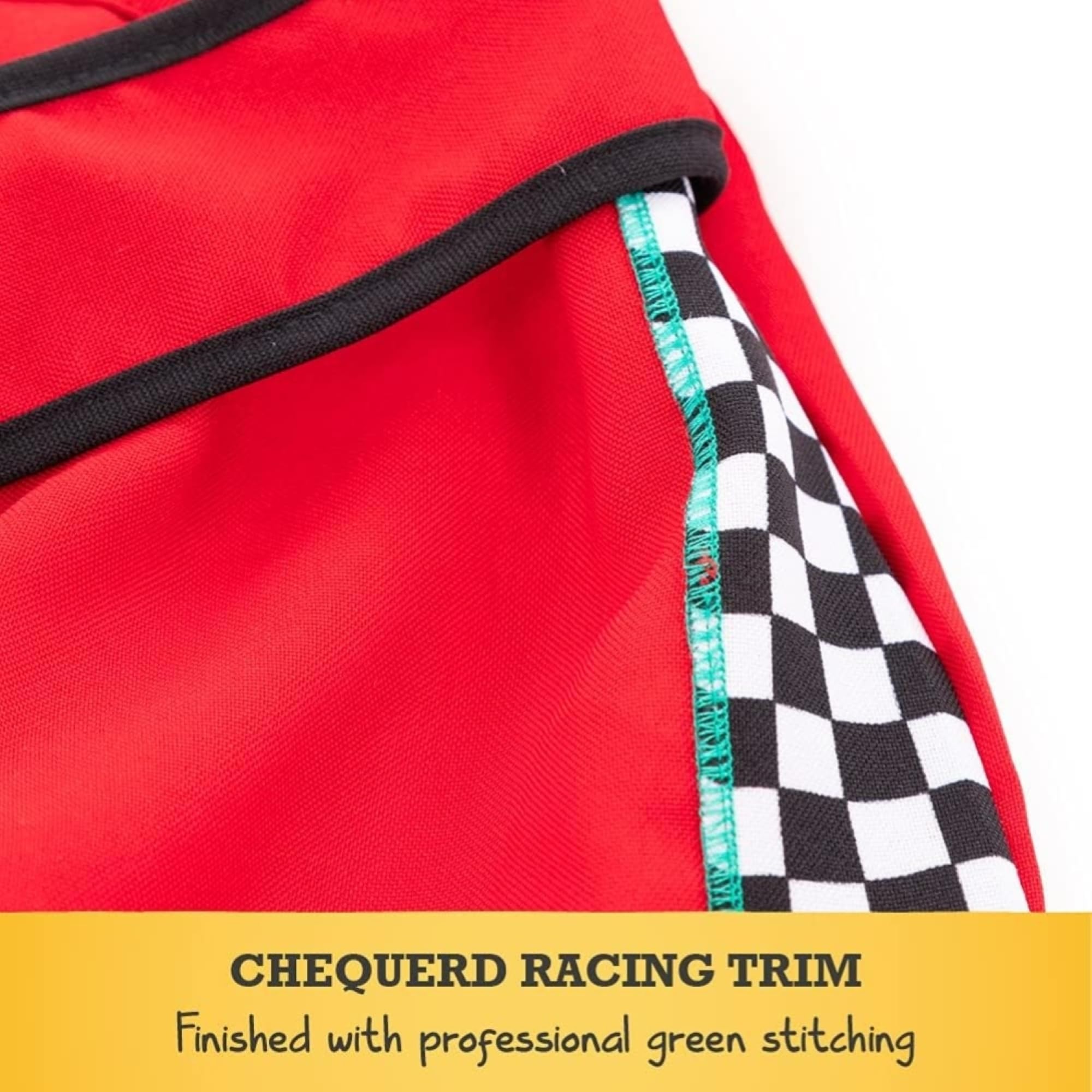 PRETEND TO BEE Racing Driver Costume - Kids Red Racing Cap and Accessory Set 8