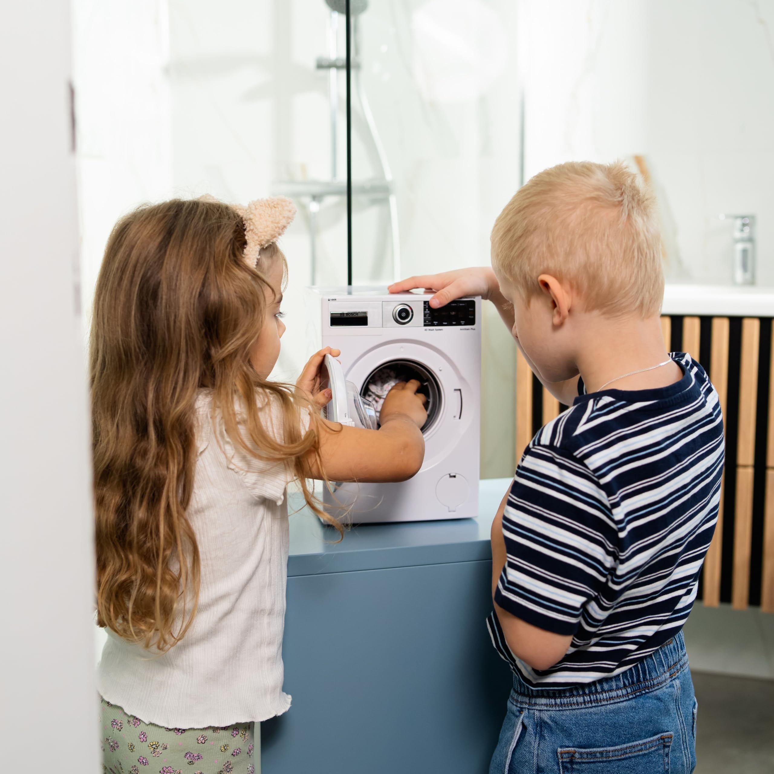 Theo Klein 9213 Bosch Washing Machine - Functional Pretend Play Toy for Ages 3+ 10