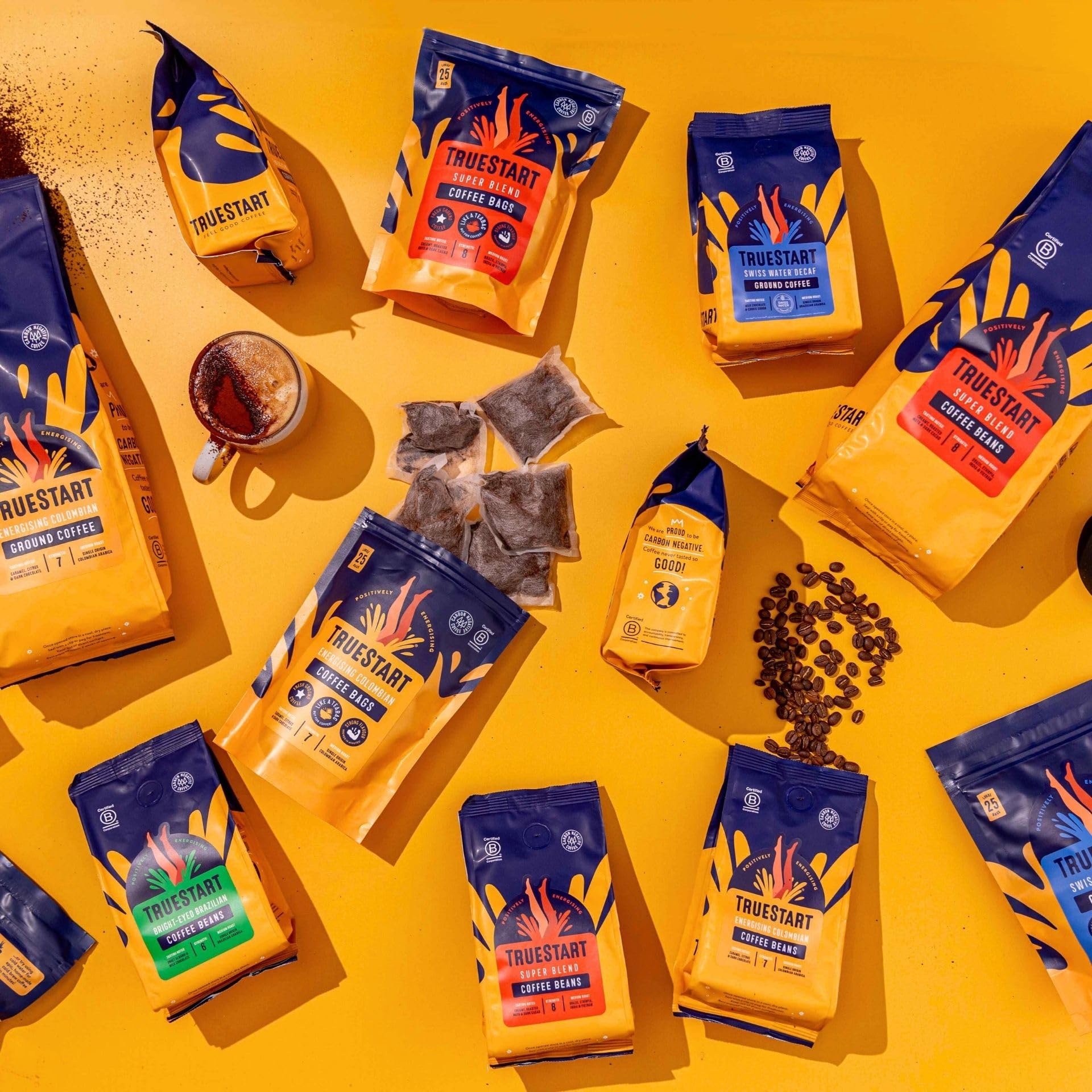 TrueStart Kaffeebohnen Bright-Eyed Brazilian 200g – Mykotoxinfrei, Single Origin, Mittlere Röstung 4